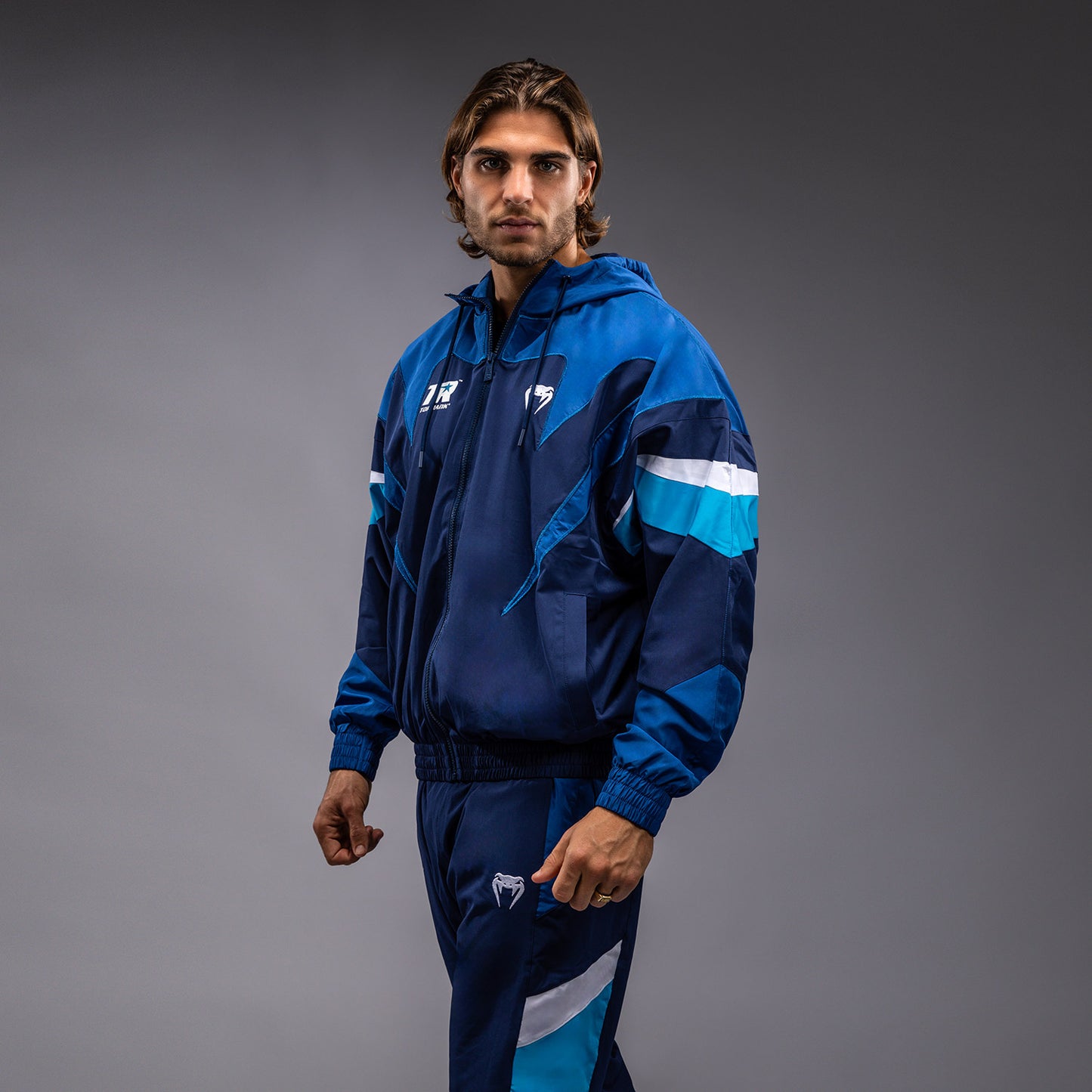 Venum x Top Rank Original Chaqueta Con Capucha para Hombre - Azul Marino