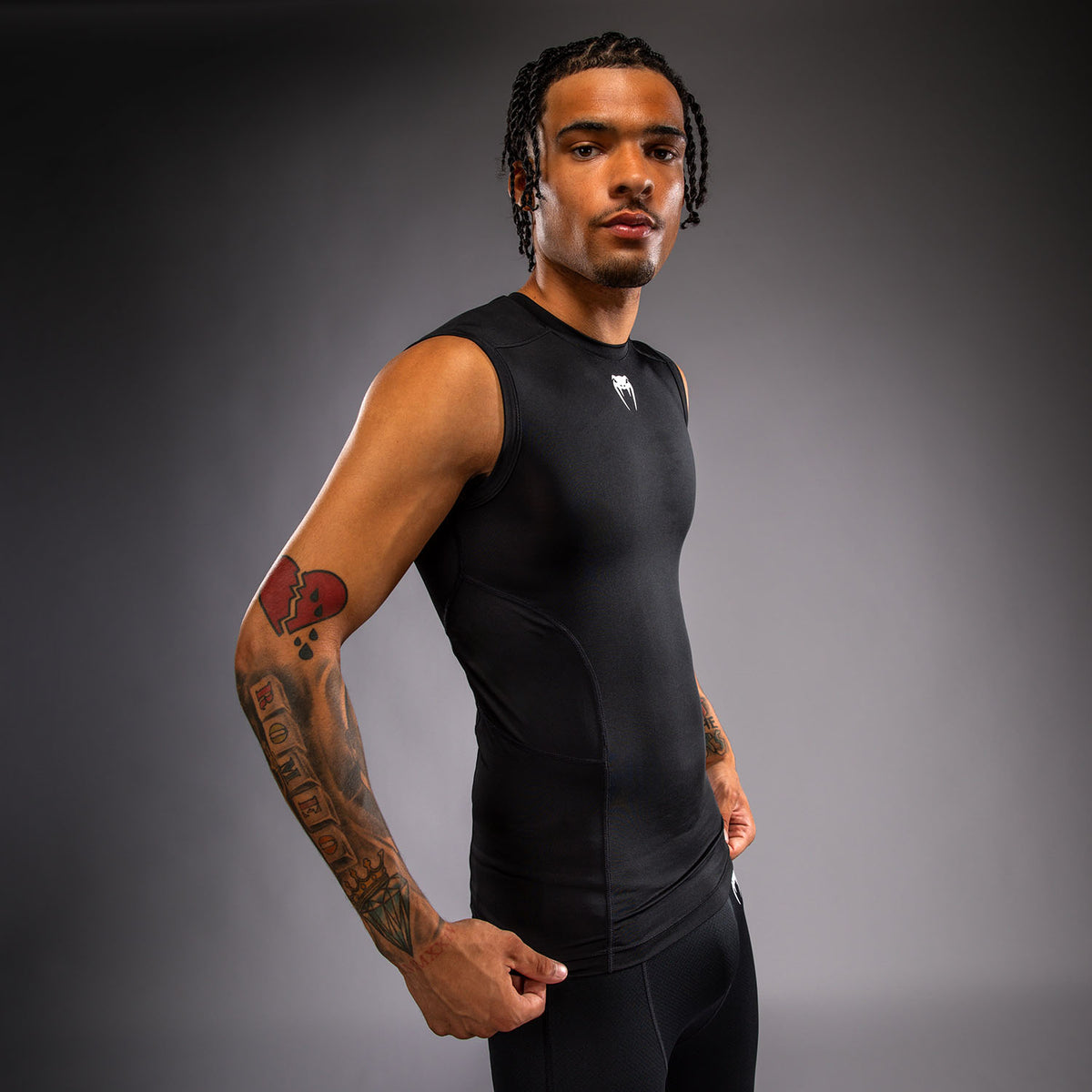 Venum MX Basics Camiseta de tirantes - Negro/Blanco