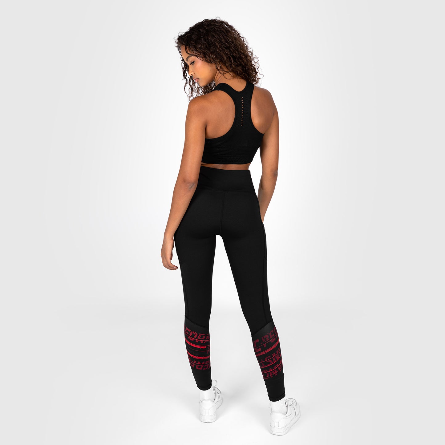 UFC Venum Performance Institute 2.0 Performance Tight para Mujer - Negra/Roja