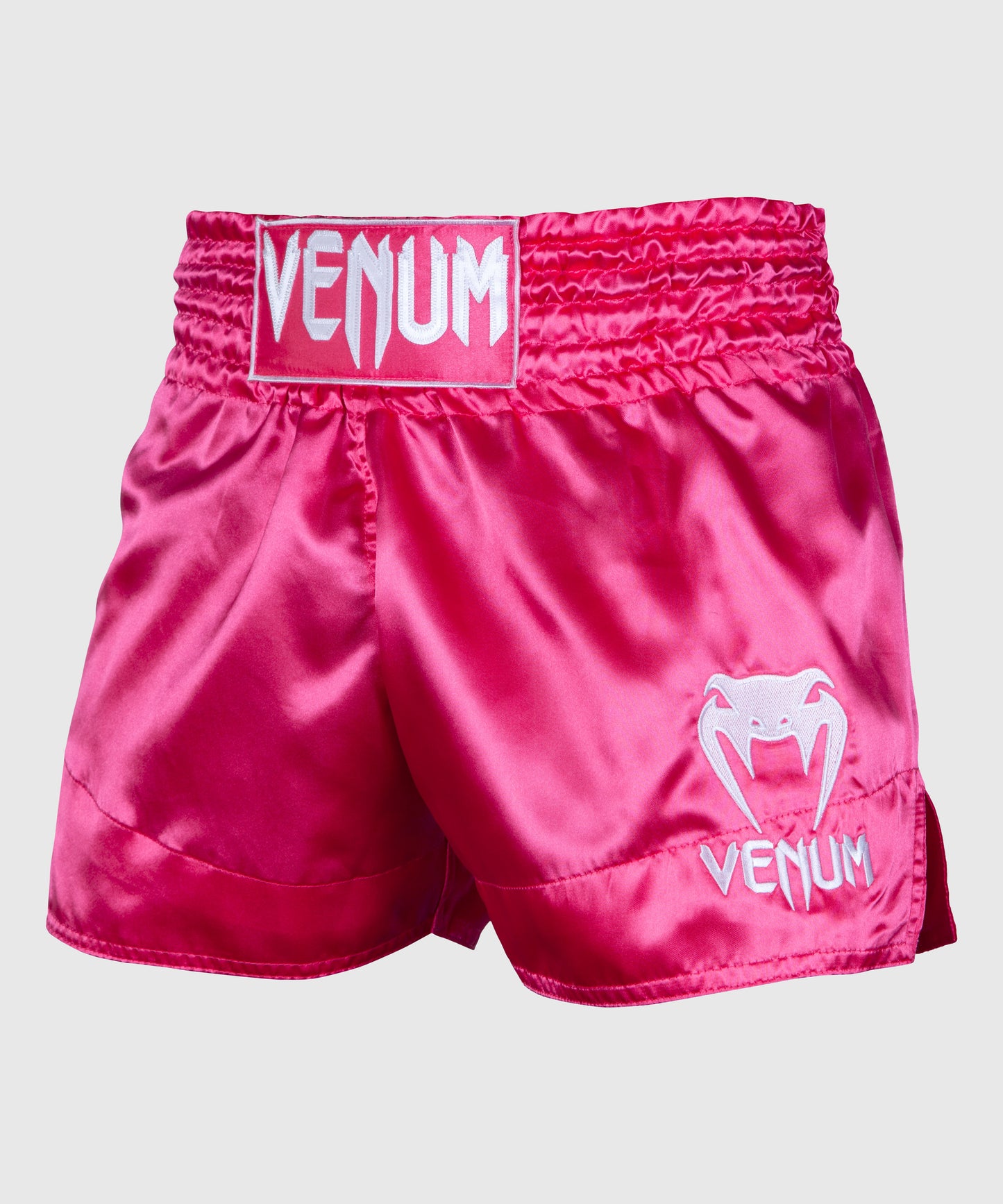 Short de Muay Thai Venum Classic - Rosa/Blanco