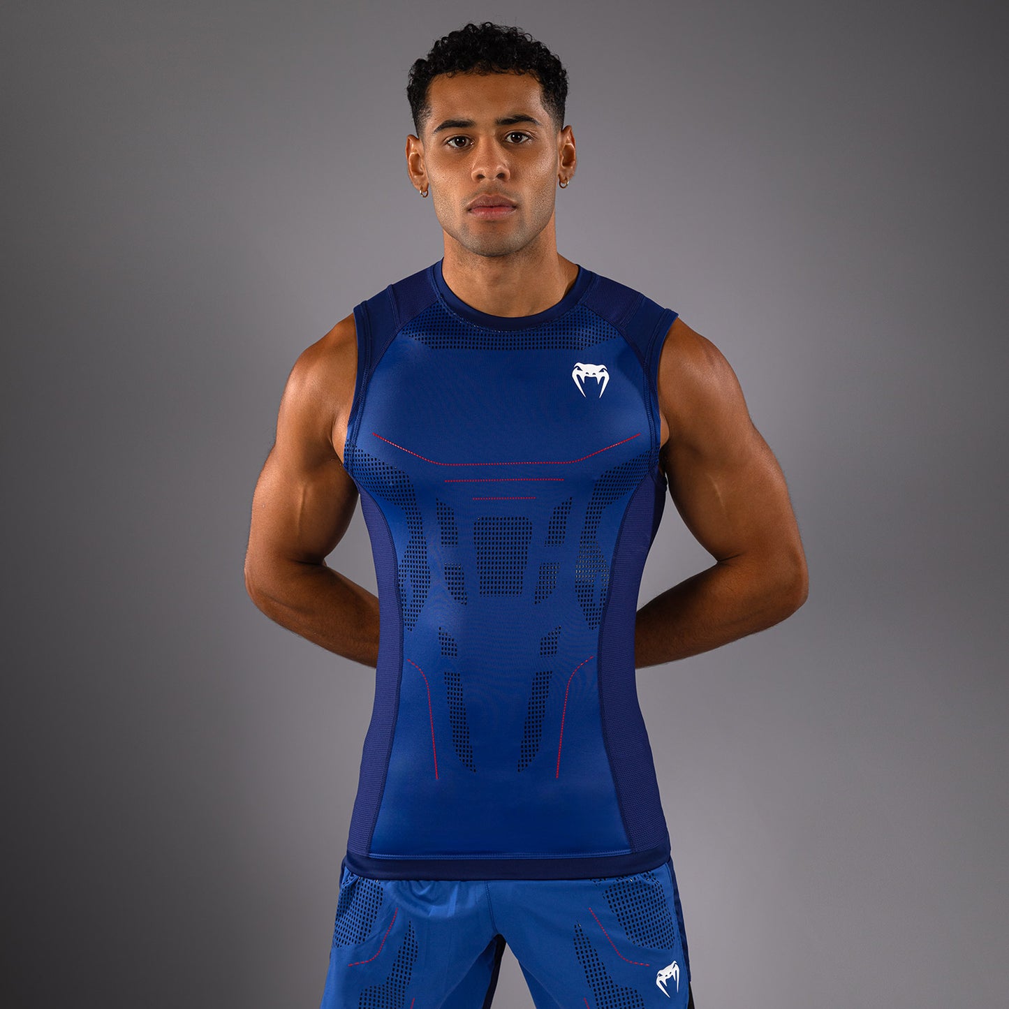 Venum Technical 3.0 Camiseta Sin Mangas Rashguard - Azul Noche