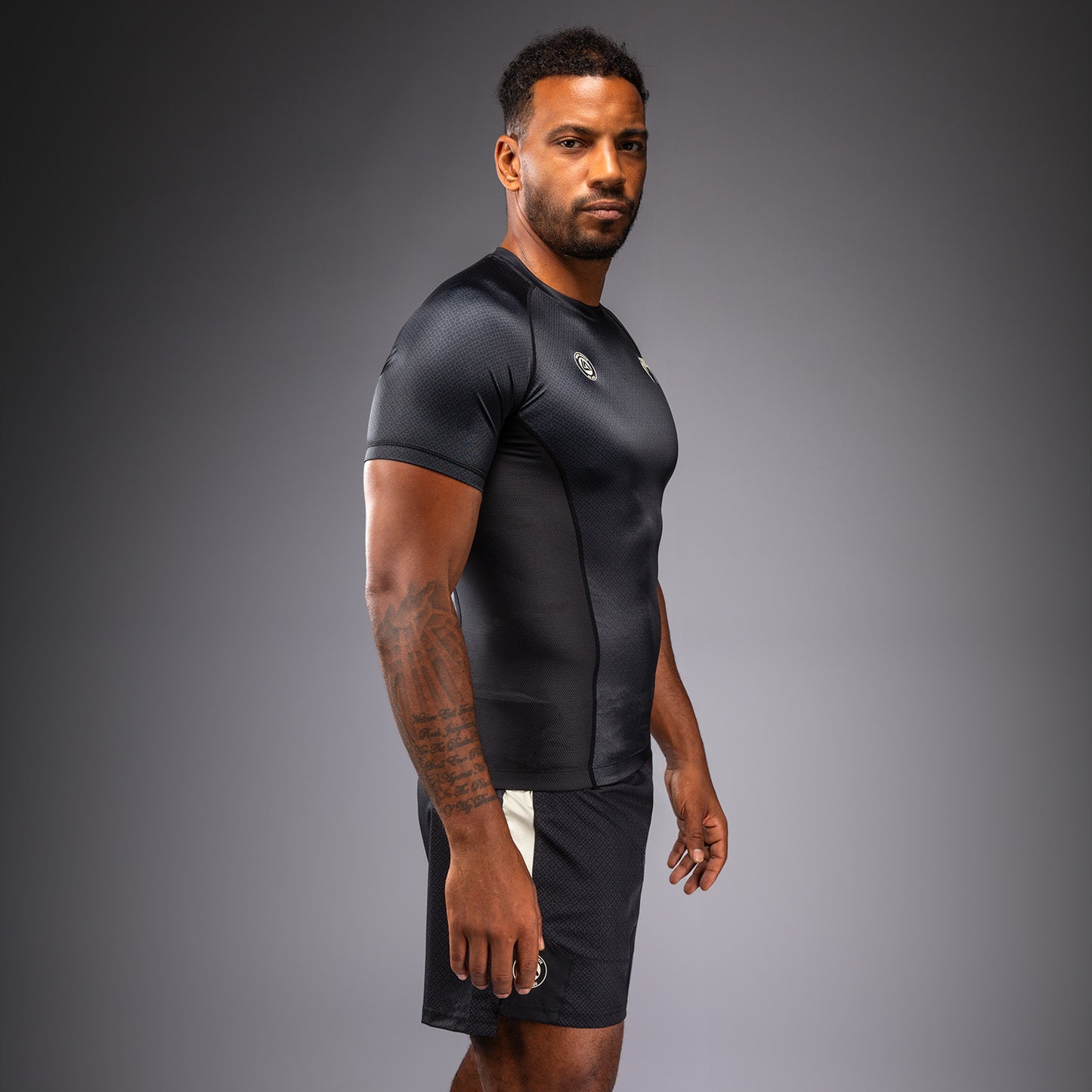 Venum x Roger Gracie Academy Rashguard Manga Corta - Negro