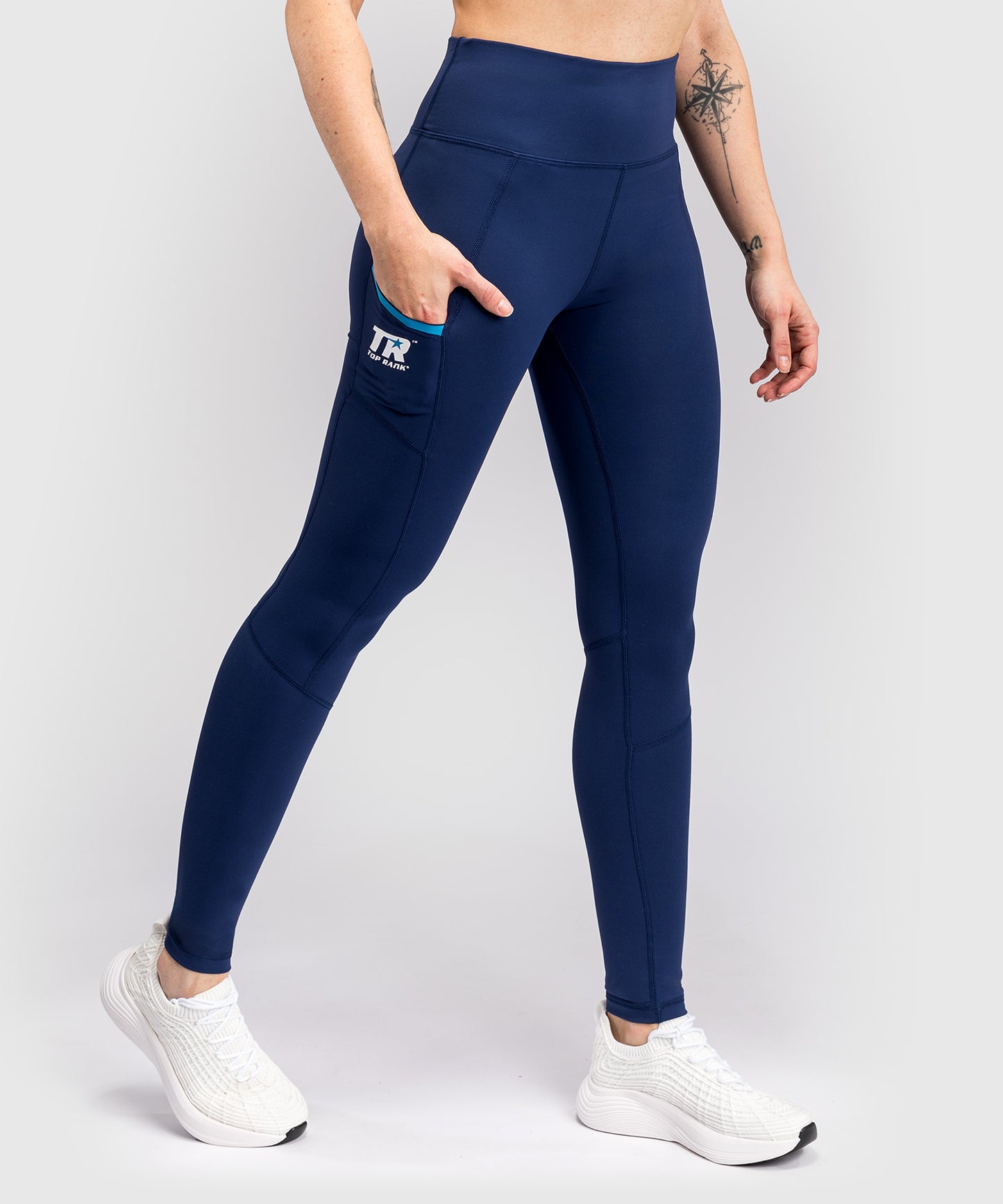 Venum x Top Rank Original Leggings Largas para Mujer - Azul Marino