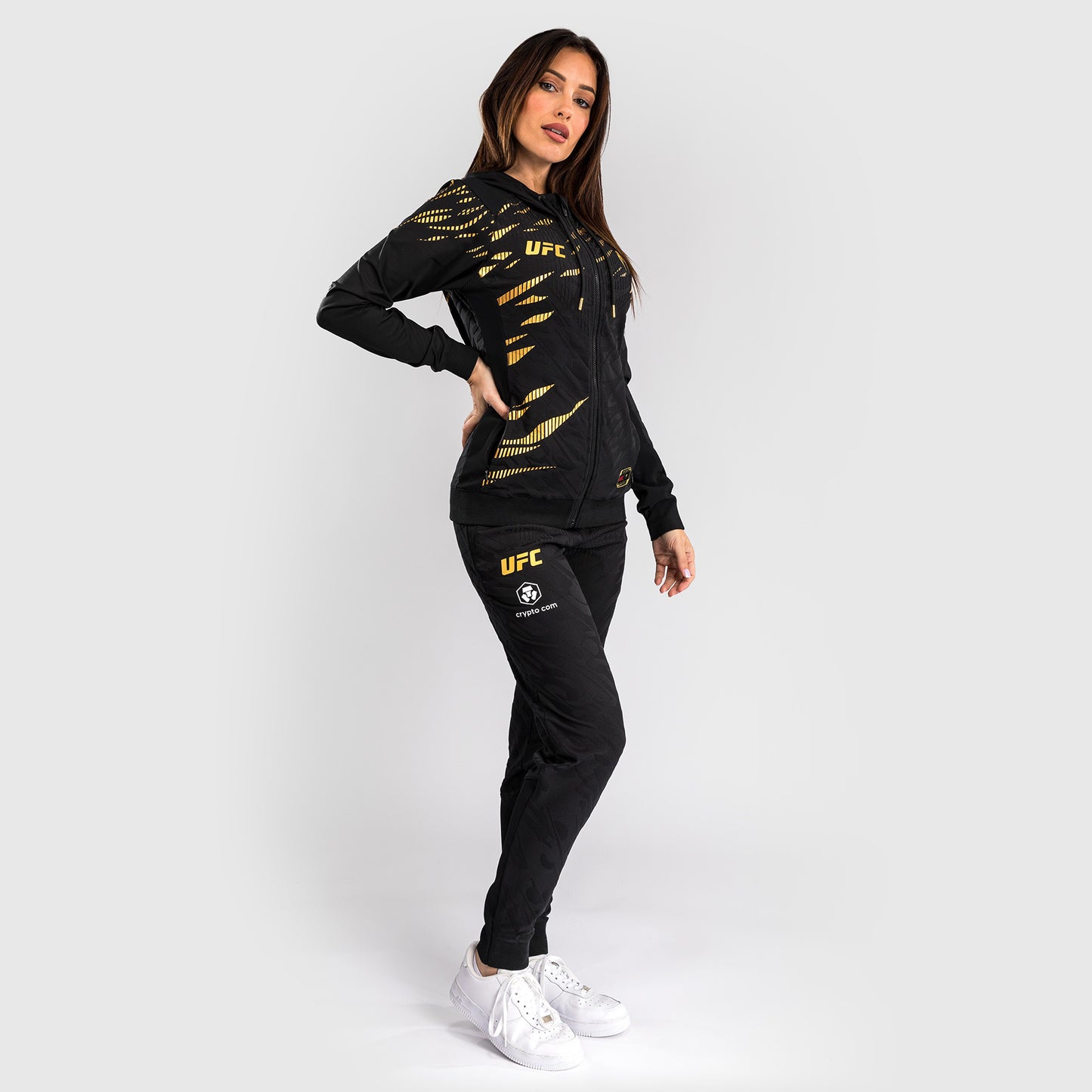 UFC Fusion by Venum Personalizados Authentic Fight Night Sudadera con Capucha para Mujer - Campeón