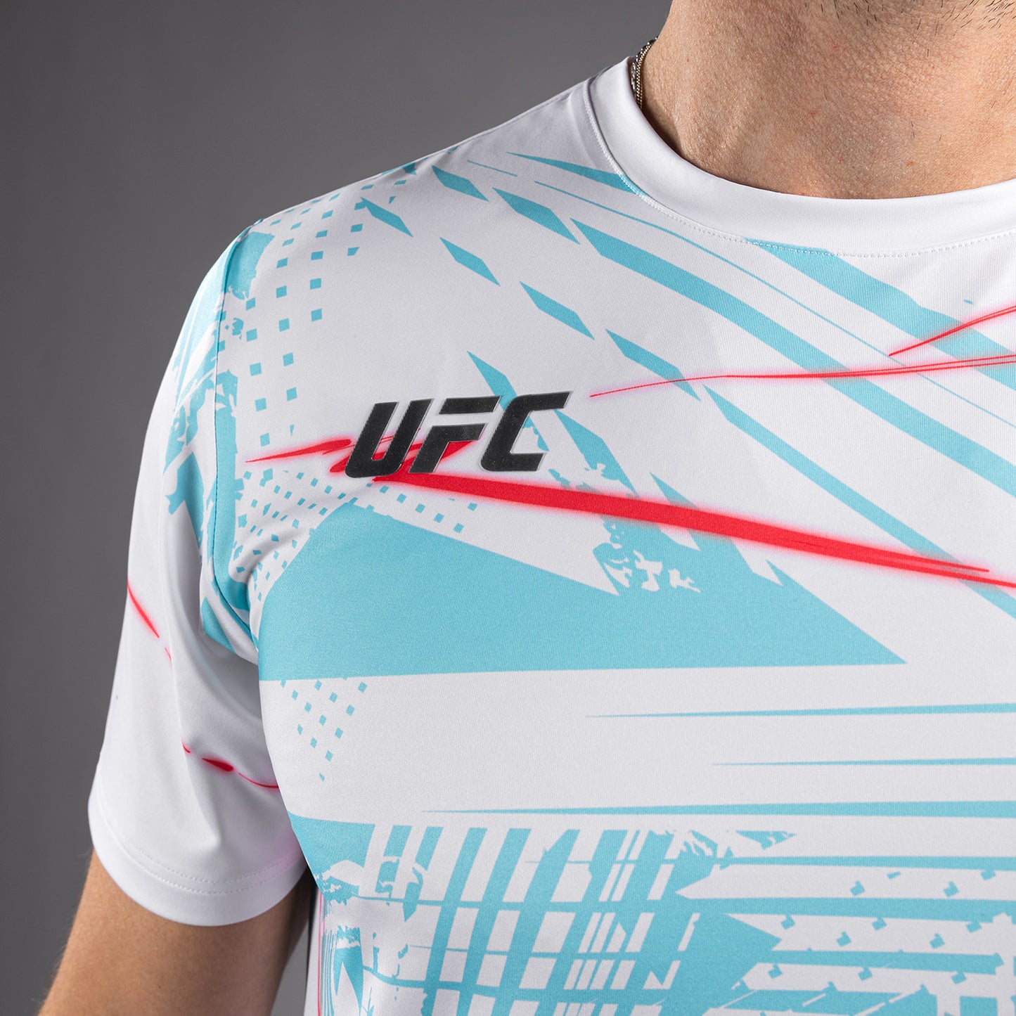 UFC Fusion By Venum Miami Edition Fight Week Camiseta Dry-Tech para hombre - Blanca