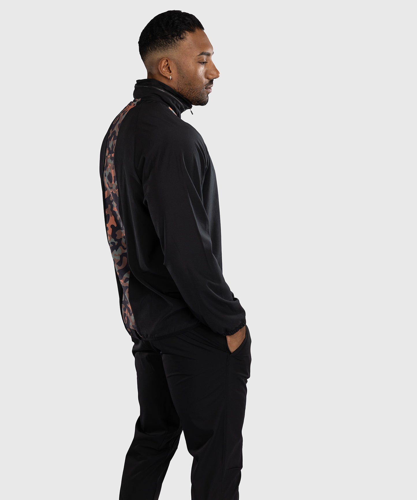 Venum Jungle Ops Chaqueta de chándal para hombre - Negro/Camuflaje Canyon