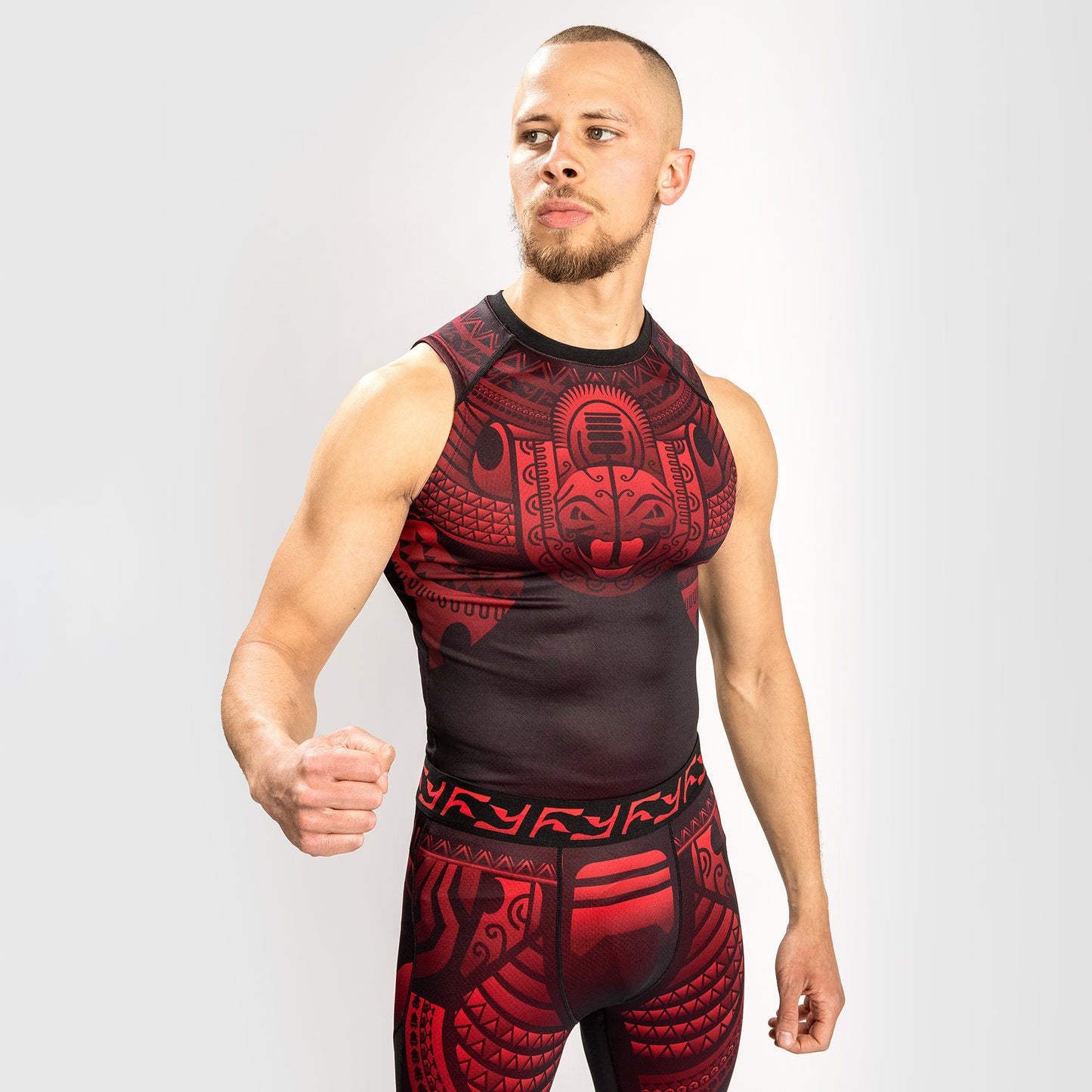 Venum Nakahi Rashguard Sin Mangas - Negro/Rojo