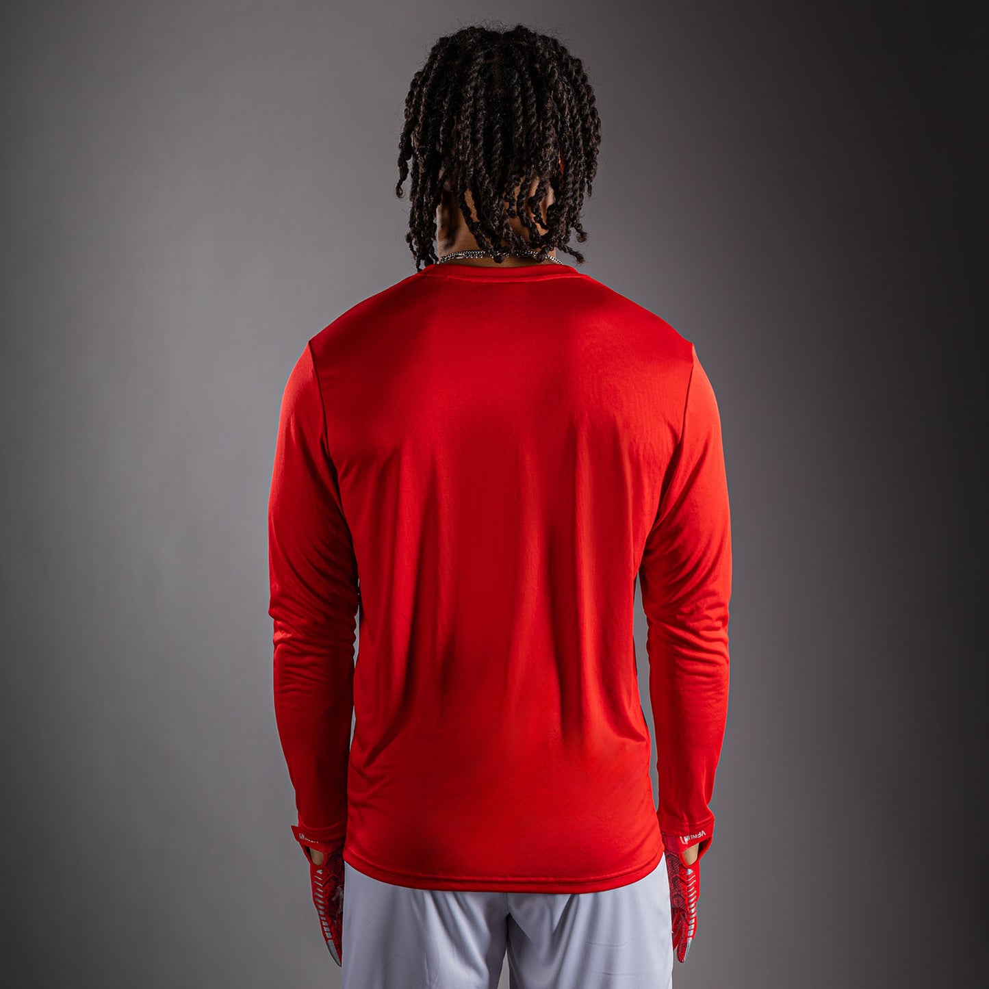 Venum Lineup Camiseta de Manga Larga - Rojo/Blanco