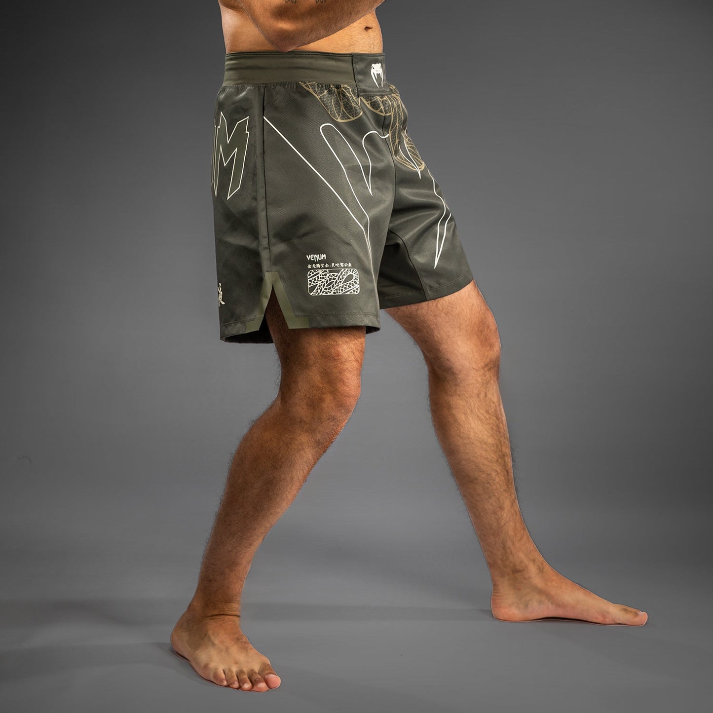 Venum Serpenti Pantalones Cortos de Lucha – Caqui/Bronce/Ivory