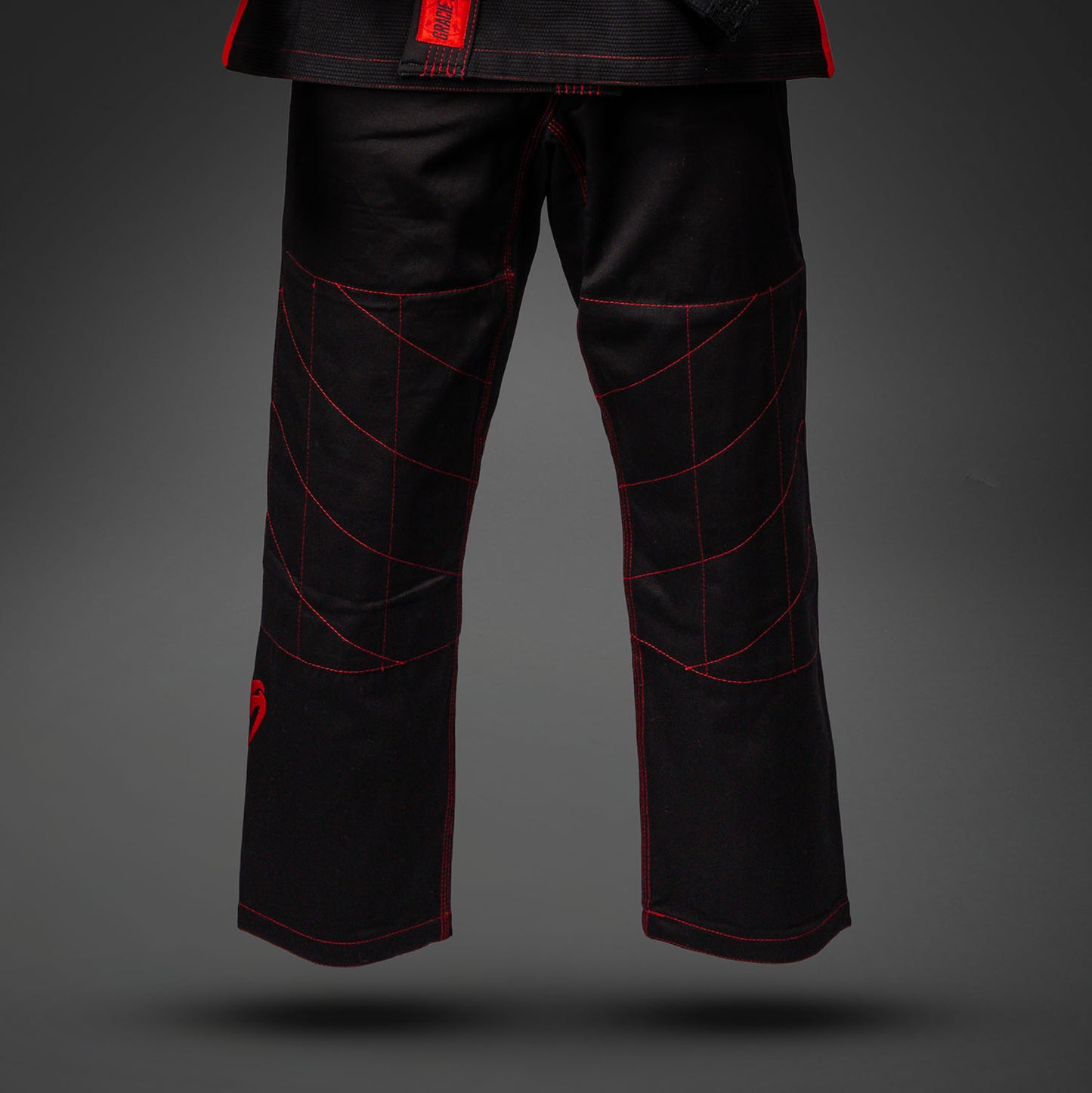 Venum x Roger Gracie Signature Kimono de BJJ - Negro/Rojo