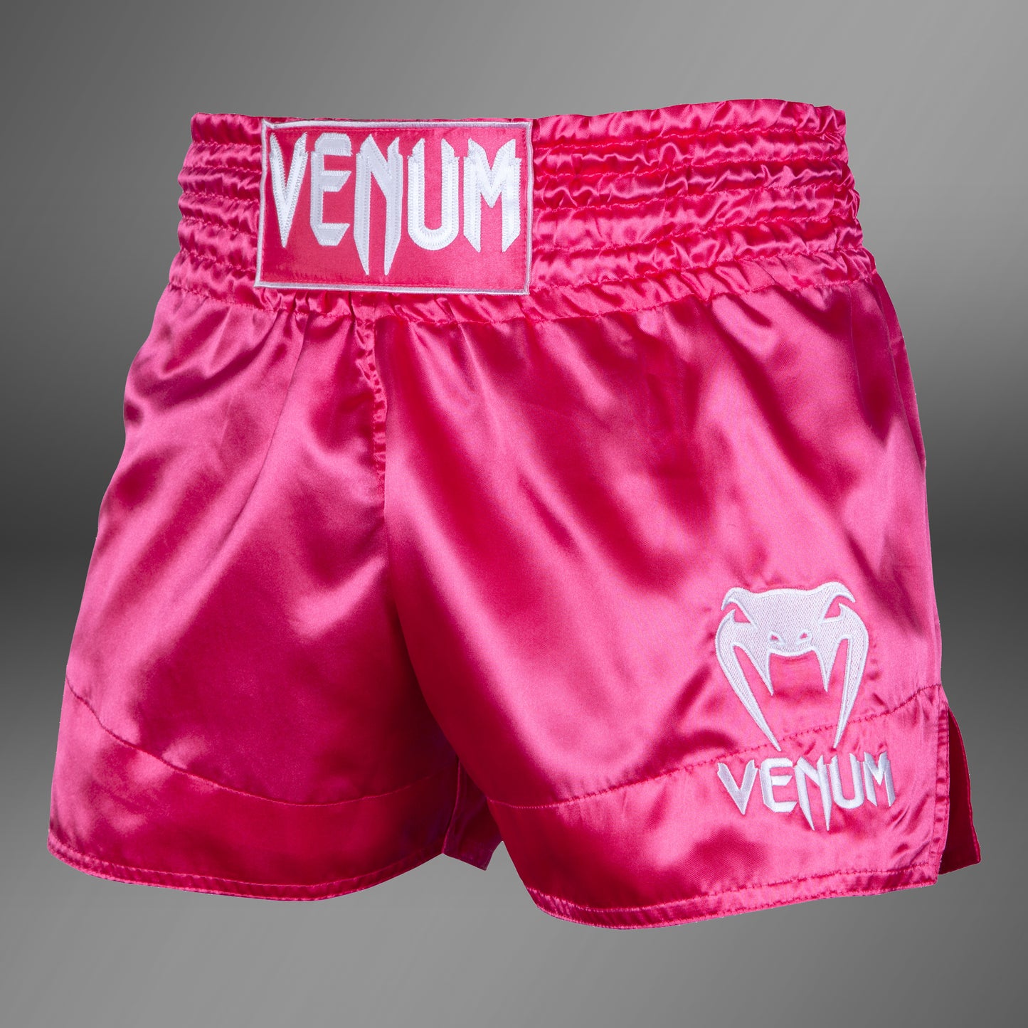 Venum Classic Short de Muay Thai - Rosa/Blanco