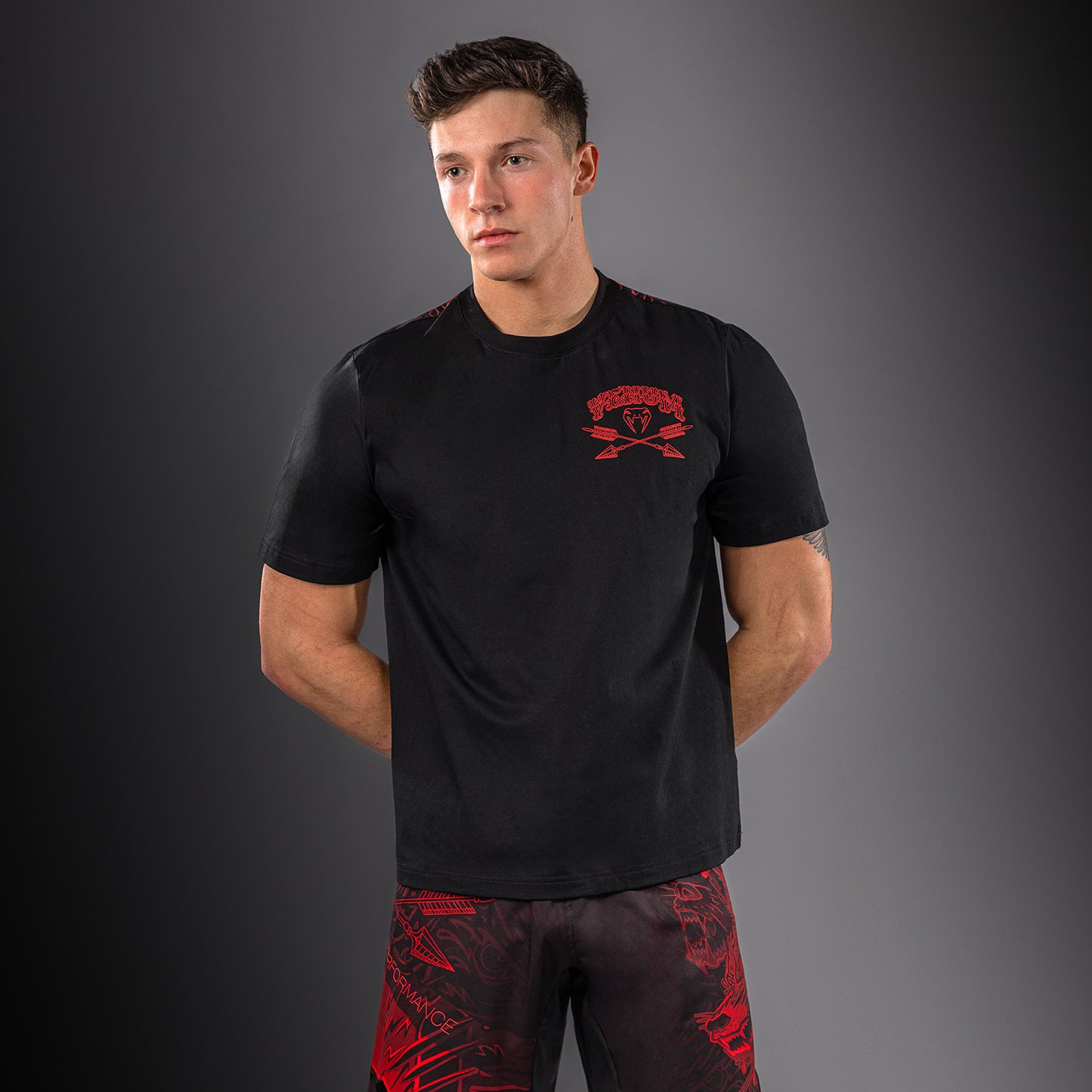Venum Wolf Atak Camiseta – Negro/Rojo