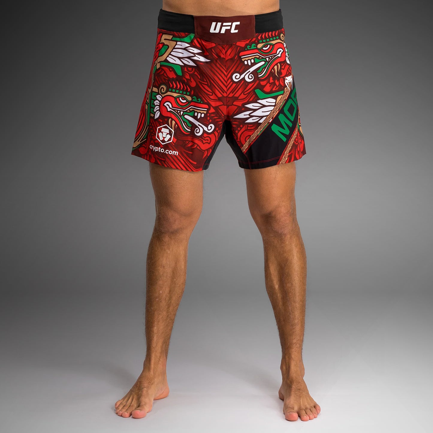 UFC Unrivaled by Venum Brandon Moreno Pantalones de Lucha para Hombres - Rojo