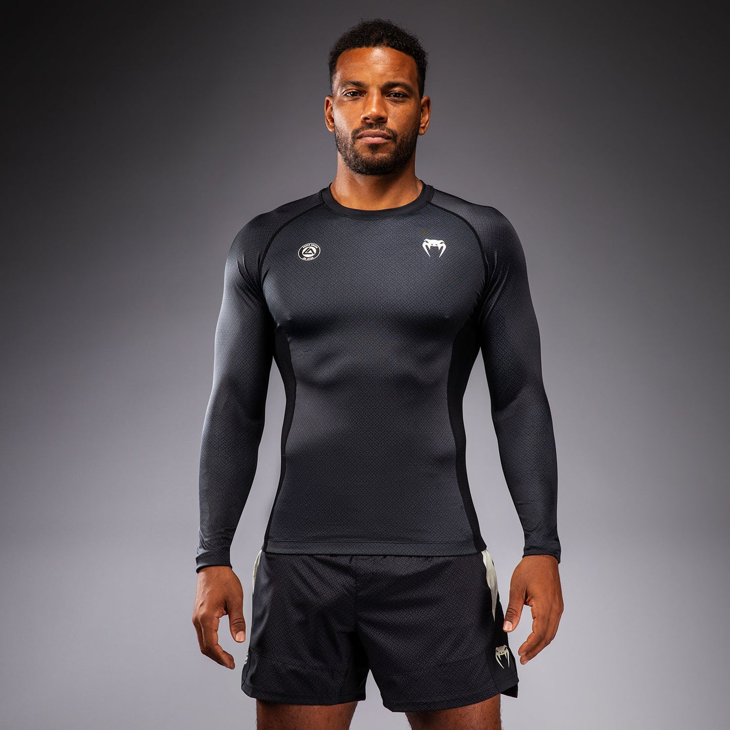 Venum x Roger Gracie Academy Rashguard Manga Larga - Negro