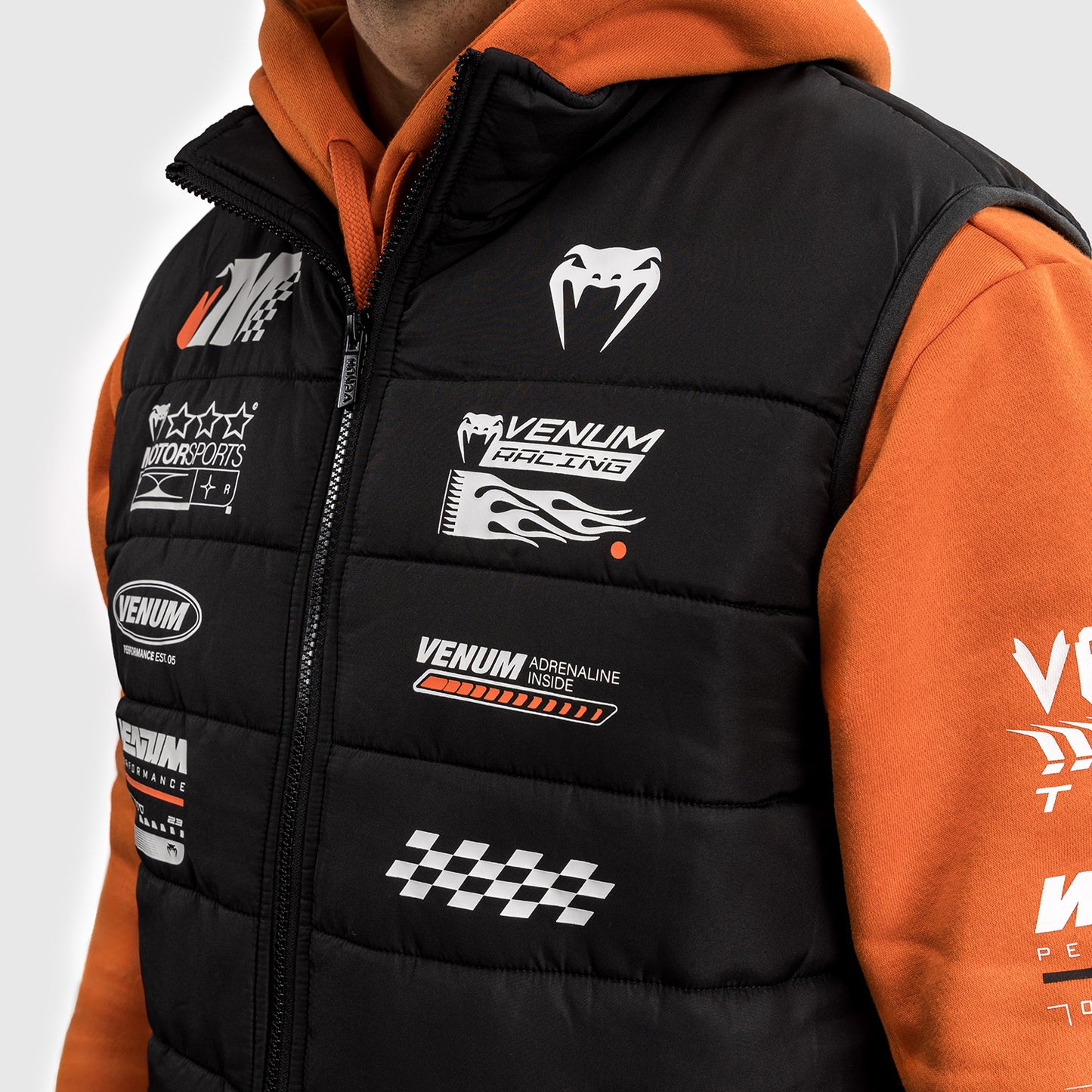 Venum Motorsport Chaqueta Acolchada - Negro Profundo