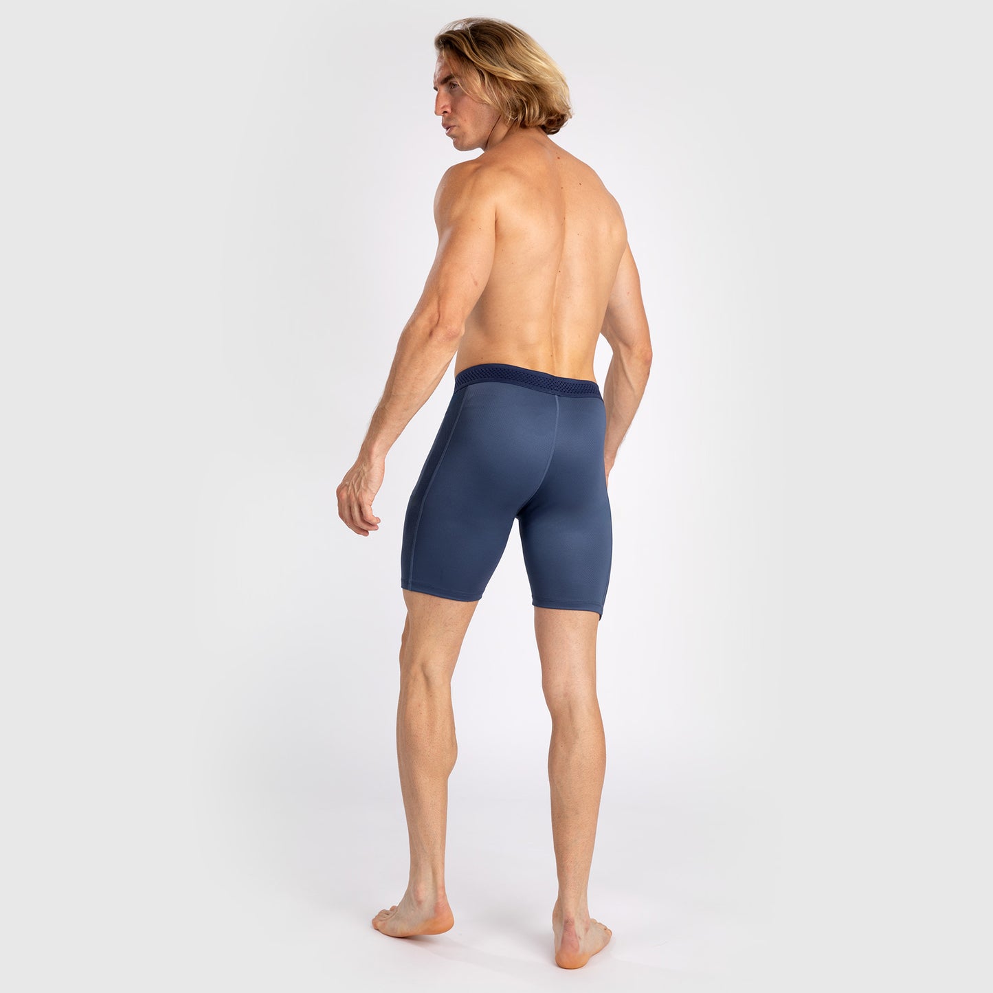 Venum Attack Vale Tudo Short para Hombre - Azul Marino