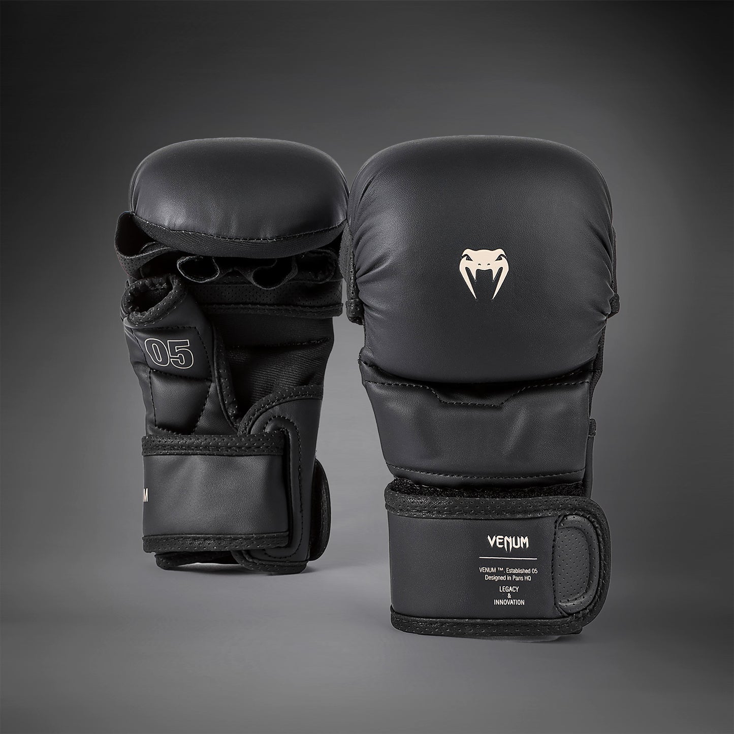 Venum Impact Evo Guantes de combate MMA - Negro