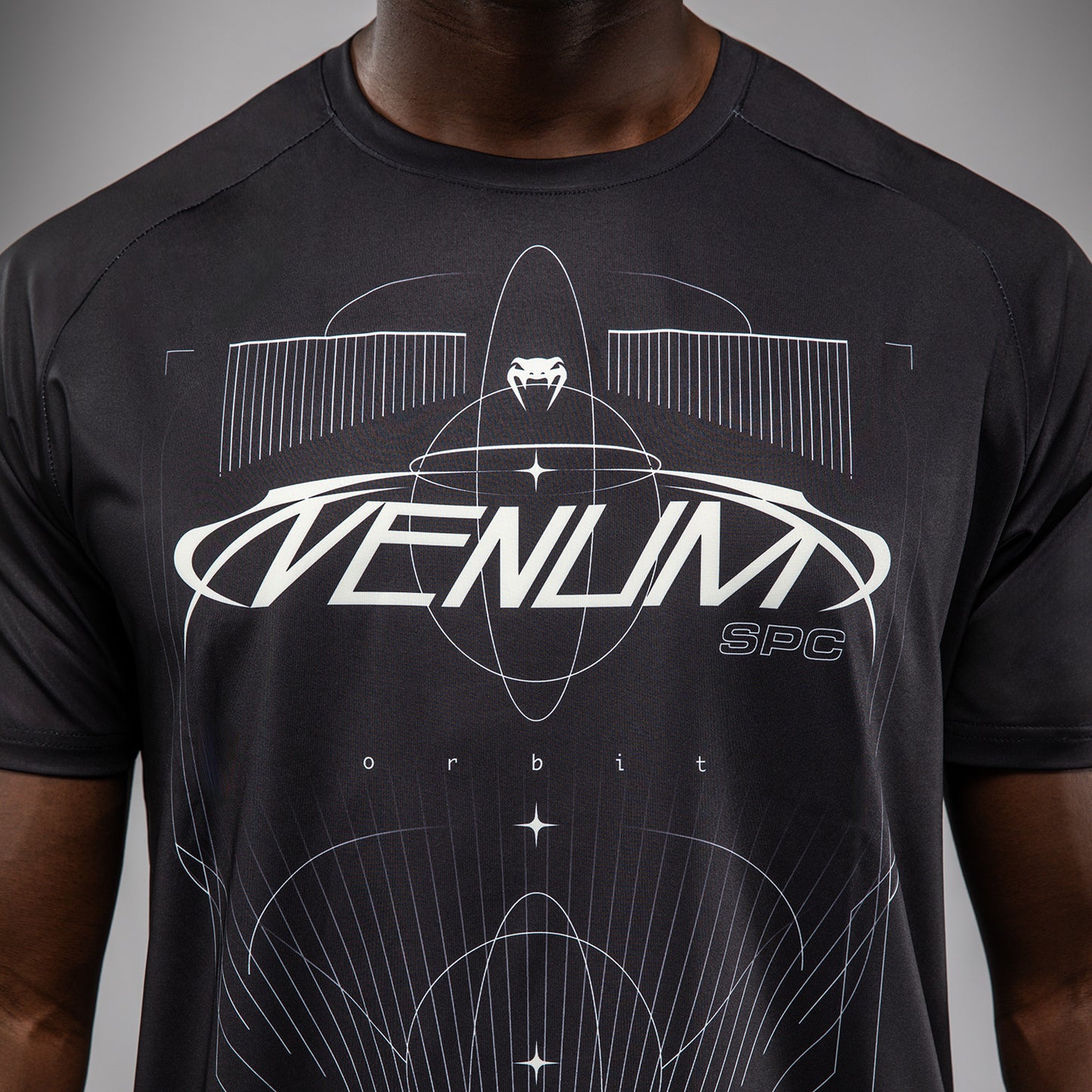 Venum Eclipse Camiseta Dry-Tech – Negro/Plata