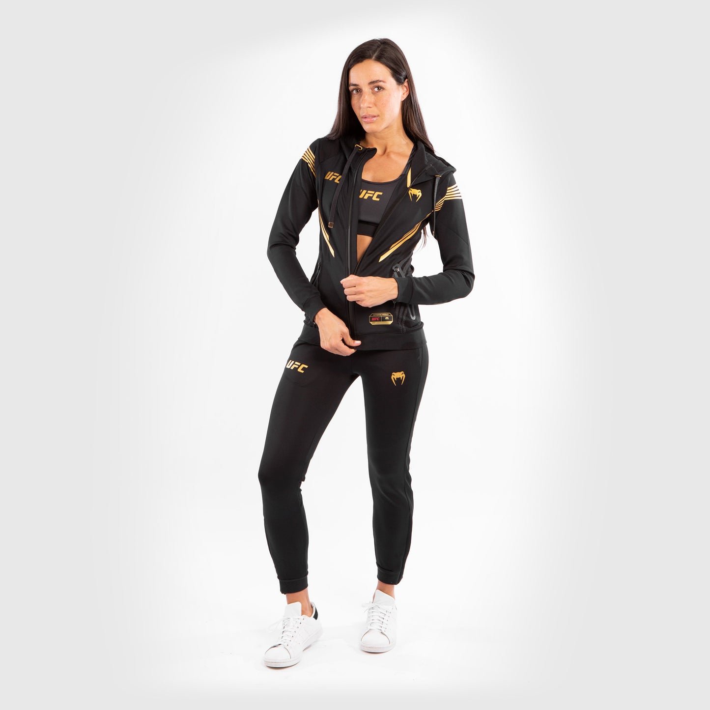 Sudadera Para Mujer Personalizada UFC Venum Authentic Fight Night Walkout - Campeón