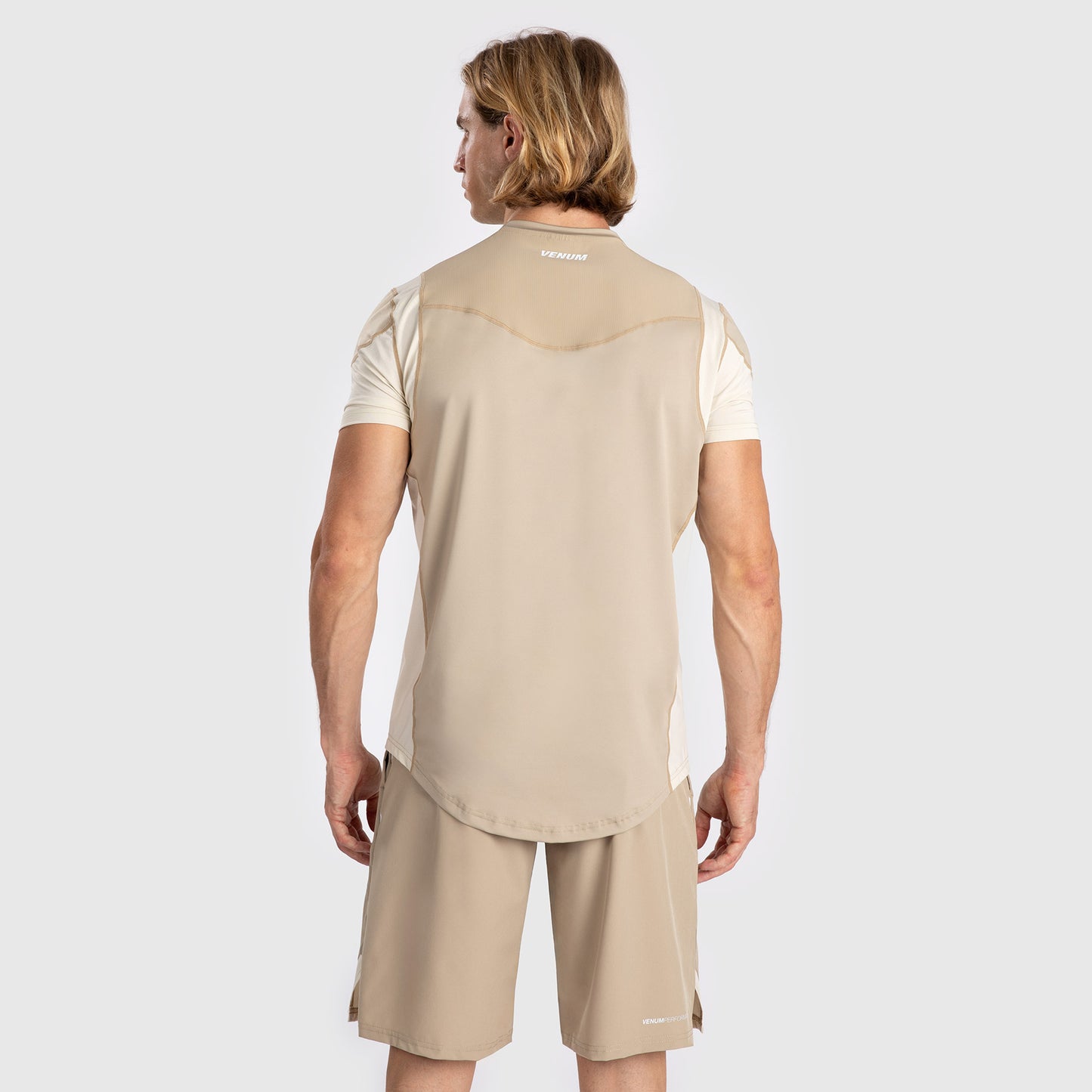 Venum Tempest Camiseta para Hombre Dry-Tech - Beige/Arena