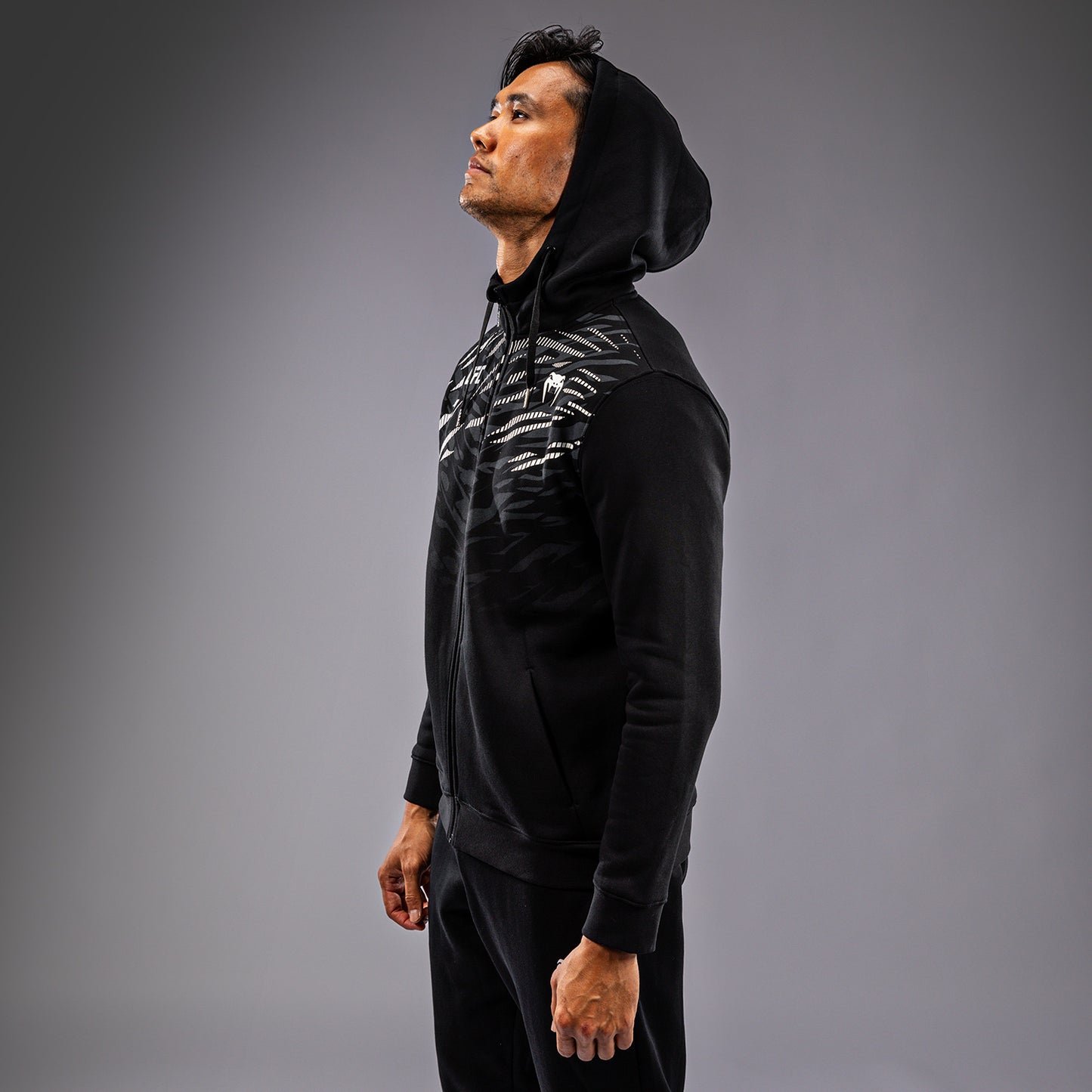 UFC Fusion by Venum Replica Sudadera con Cremallera para Hombre - Negro