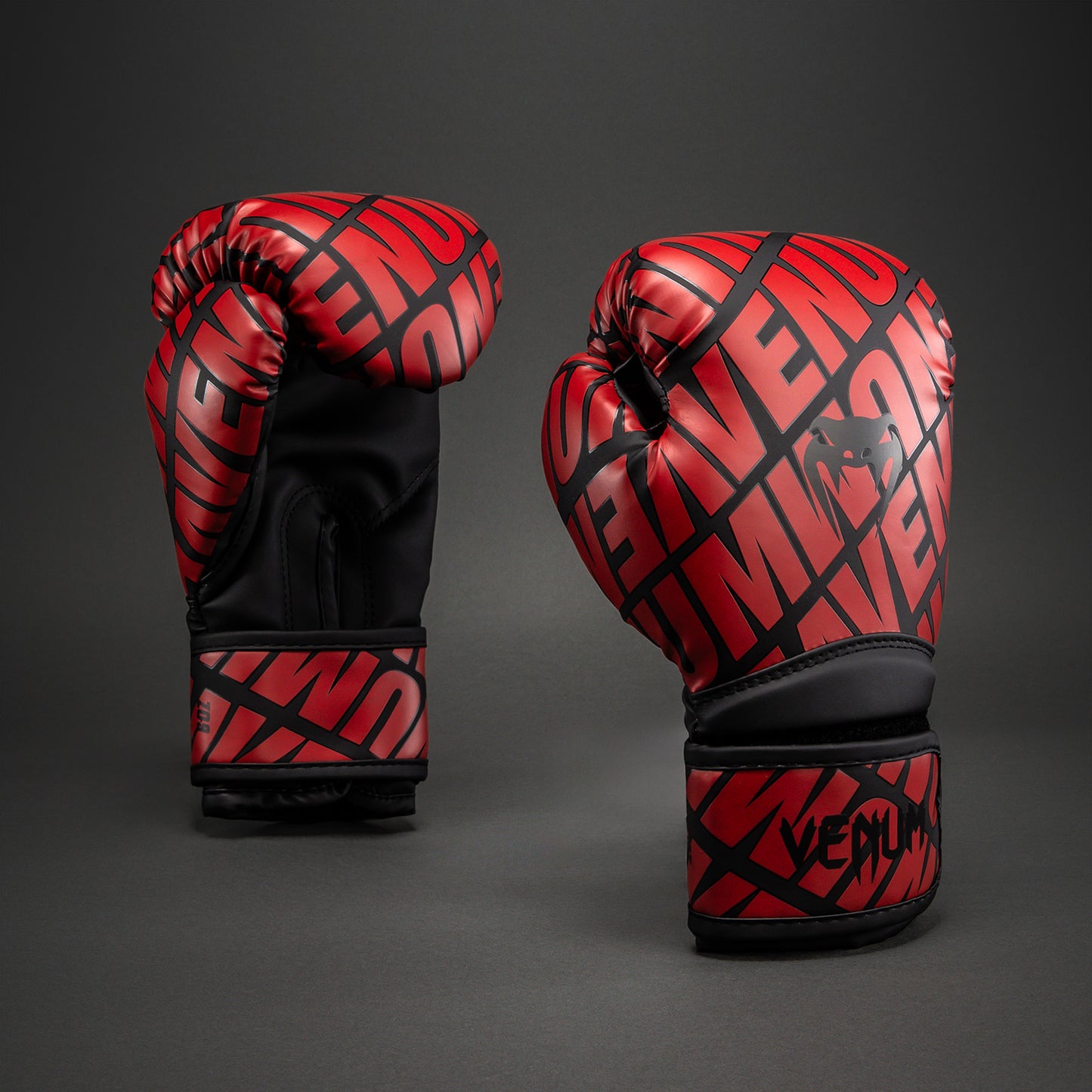Venum Contender 1.5 XT 3D Guantes de Boxeo para Niño - Negro/Rojo