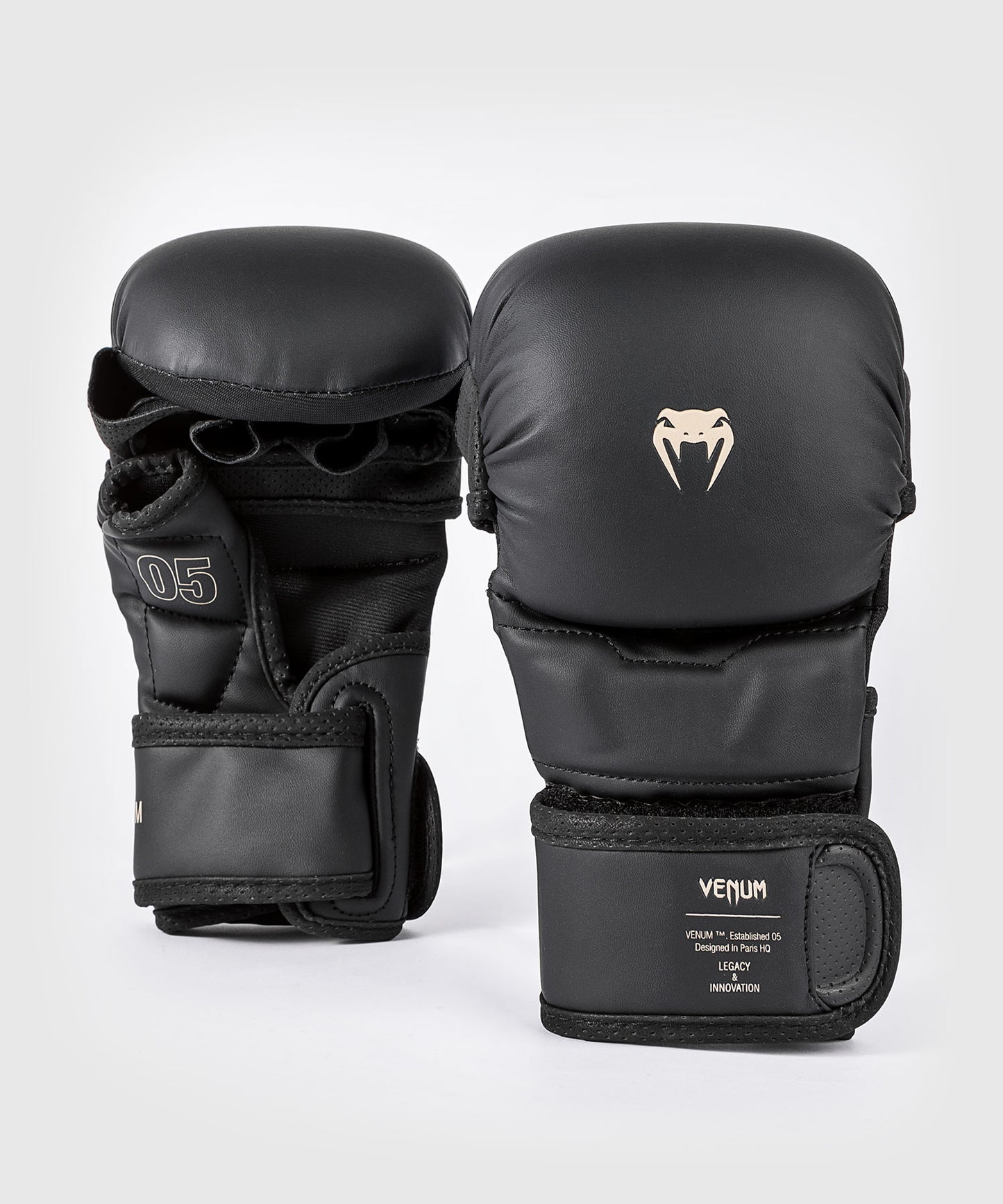 Venum Impact Evo Guantes de combate MMA - Negro