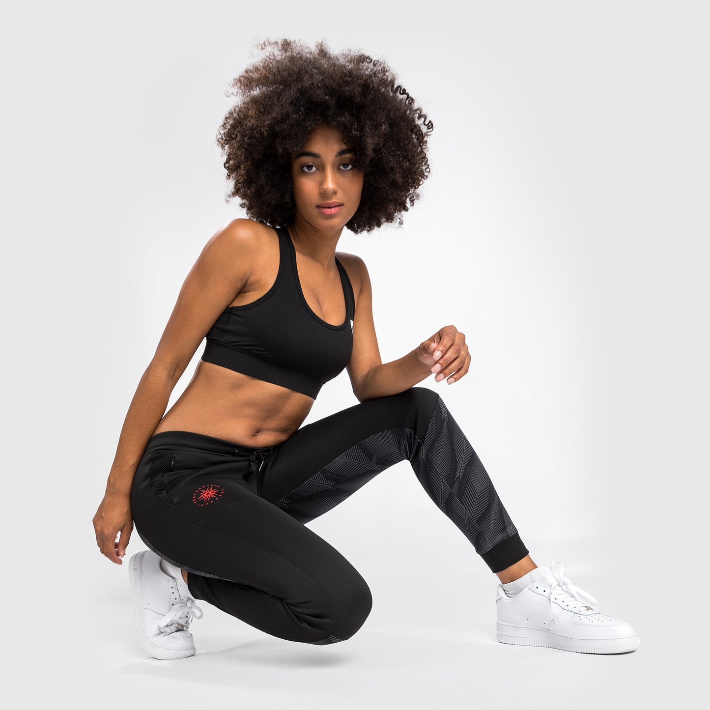 Pantalones de Jogging Venum Phantom - Para Mujer - Negro/Rojo