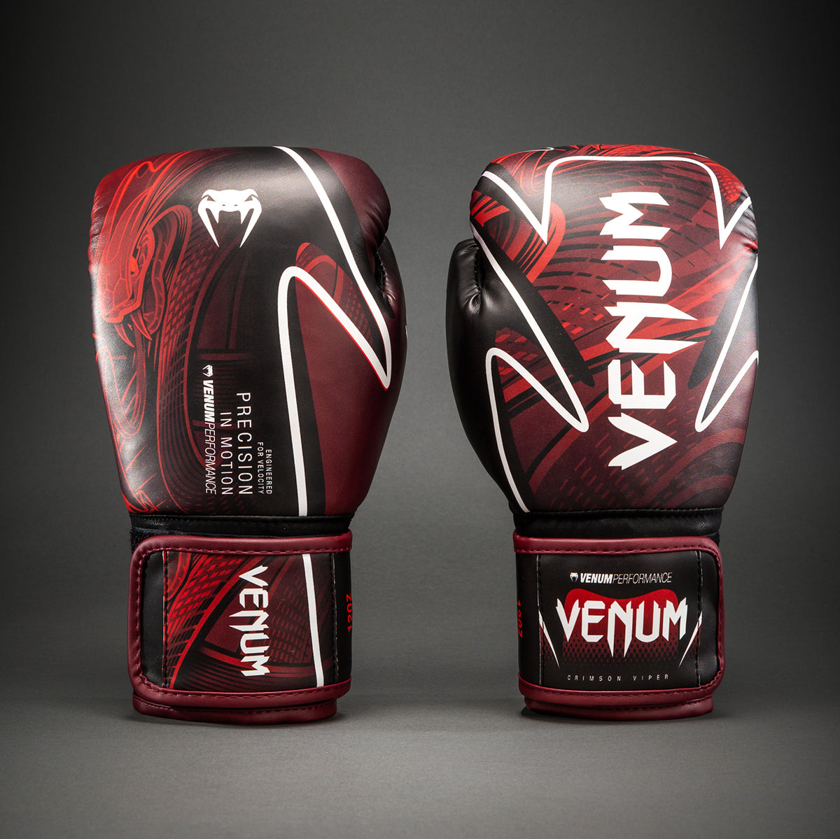Venum Crimson Viper 2.0 Impact Guantes de boxeo - Negro/Rojo