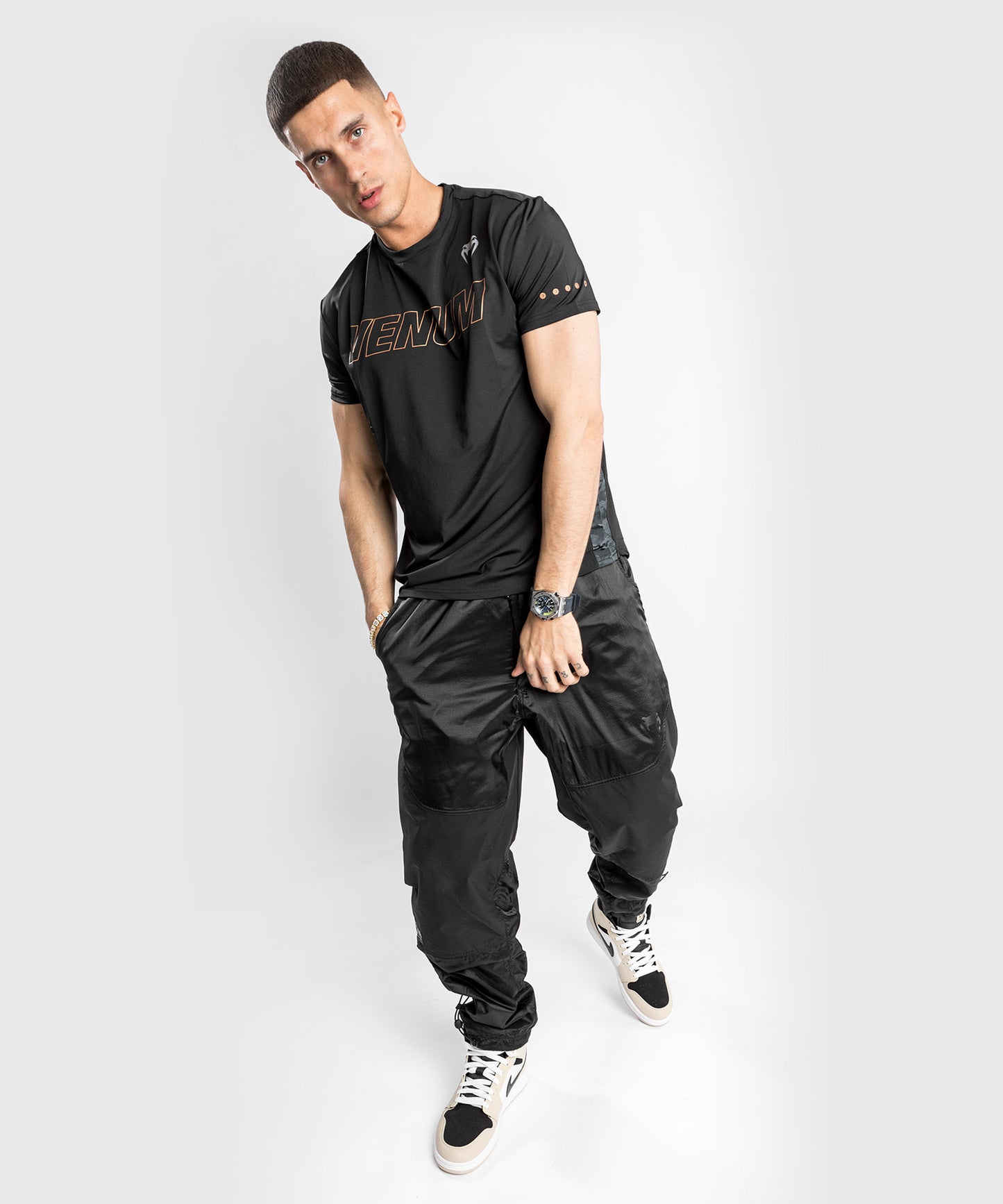 Pantalones Jogger Laser XT - Oversize - Negro/Negro