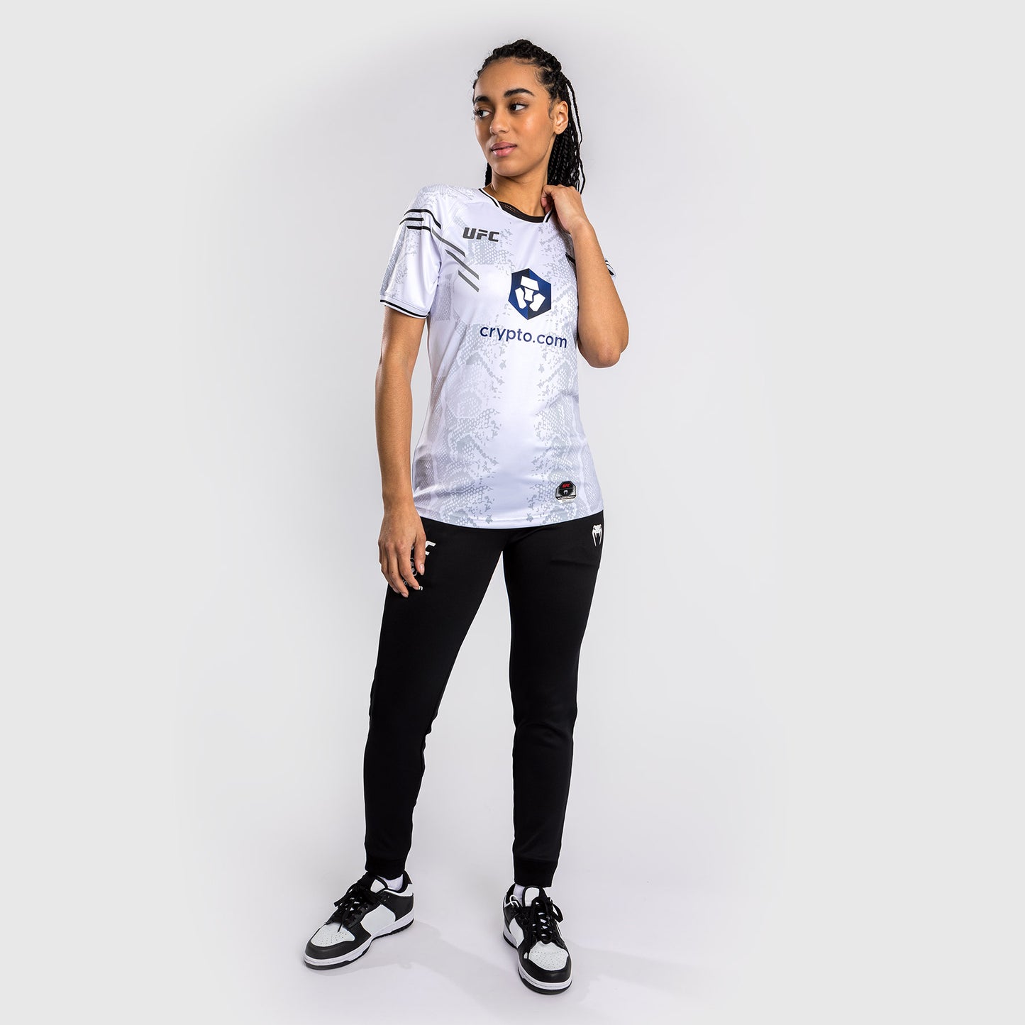 UFC Adrenaline by Venum Authentic Fight Night T-shirt Walkout para Mujer - Blanco