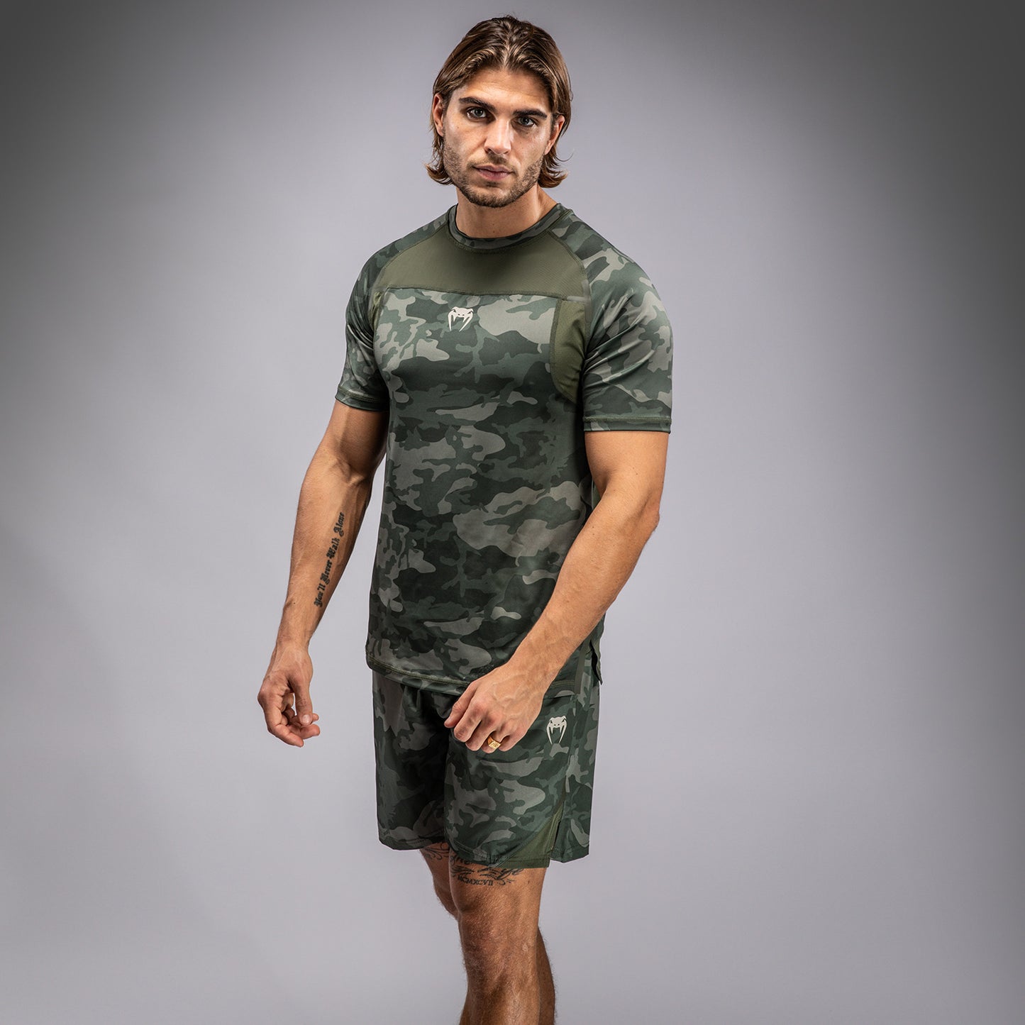 Venum G-Fit Air Camiseta Dry-Tech para Hombre - Camuflaje Militar