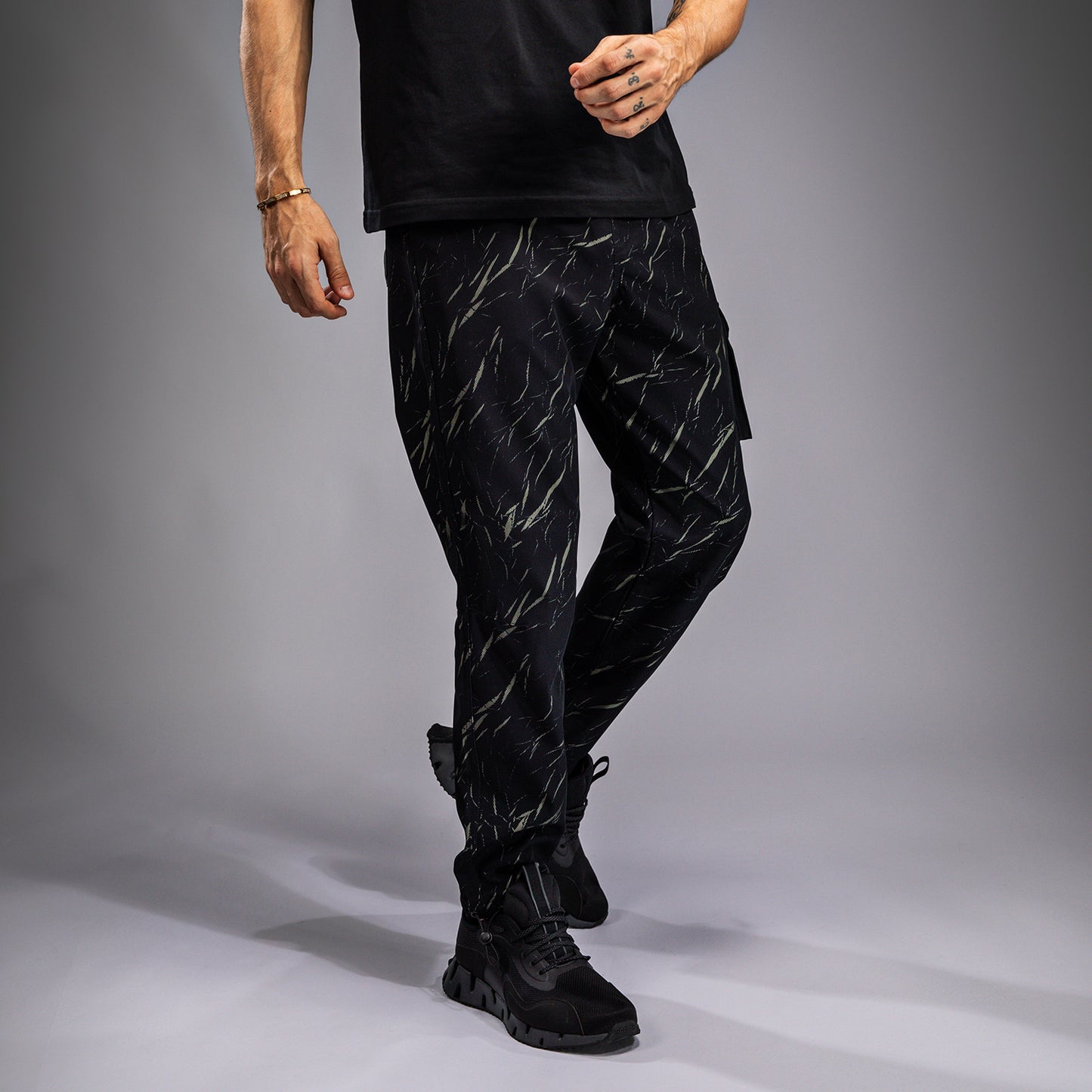 Venum Trooper Pantalones de Chándal Para Hombre - Negro/Arena Piedra