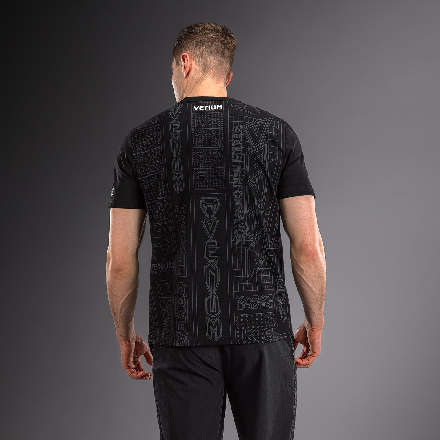 Karate Combat by Venum Camiseta – Negro/Gris