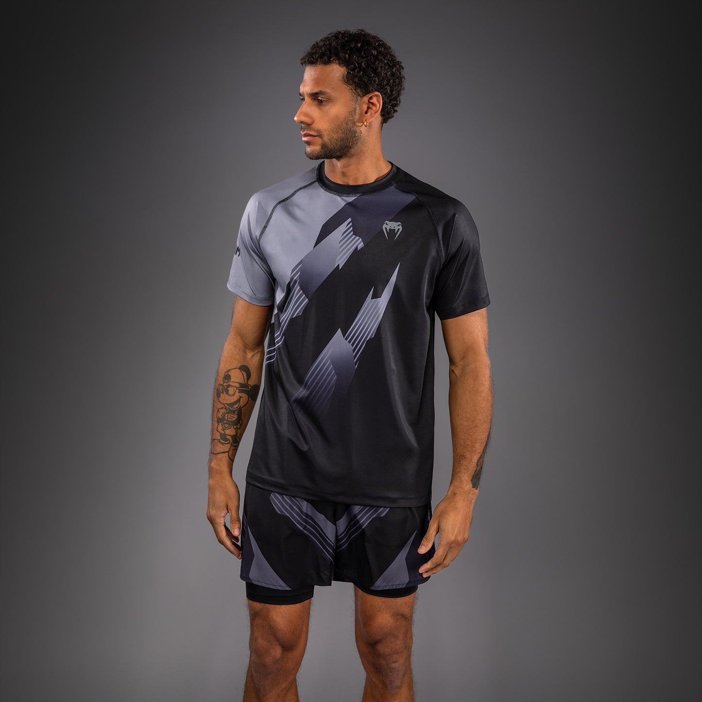 Venum No-Gi 6.0 Camiseta Dry Tech - Negro/Gris
