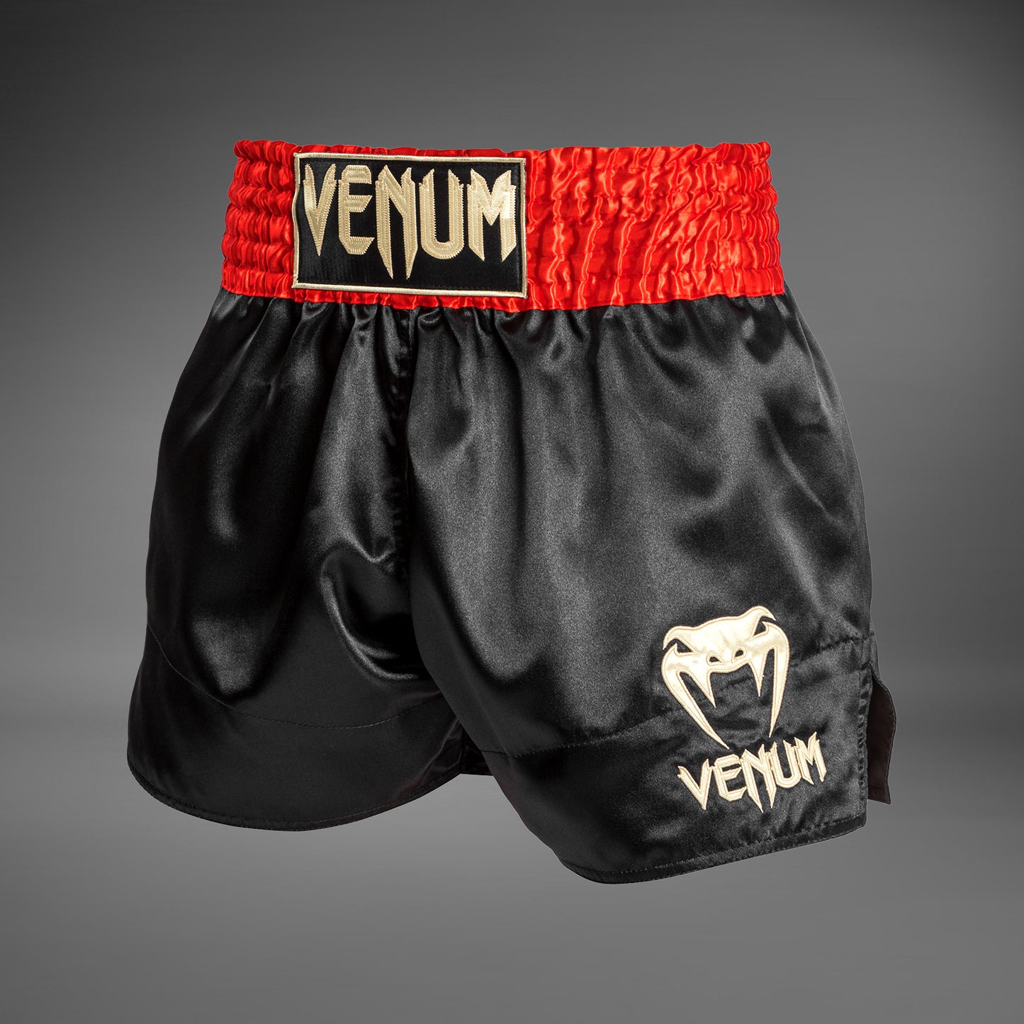 Venum Classic Muay Thai Short Rojo/Negro/Oro
