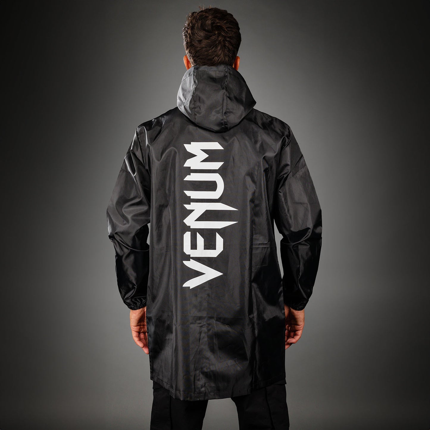 Venum MX Basics Chubasquero largo - Negro/Blanco