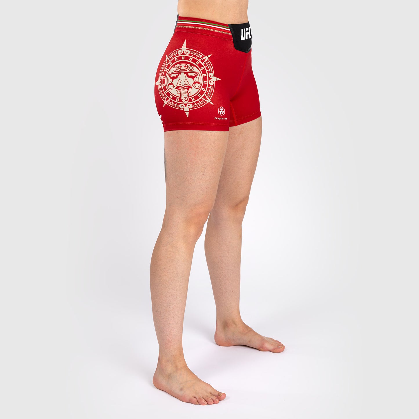 Noche UFC by Venum Authentic Fight Night Pantalones cortos Vale Tudo para mujer - Corte corto - Rojo