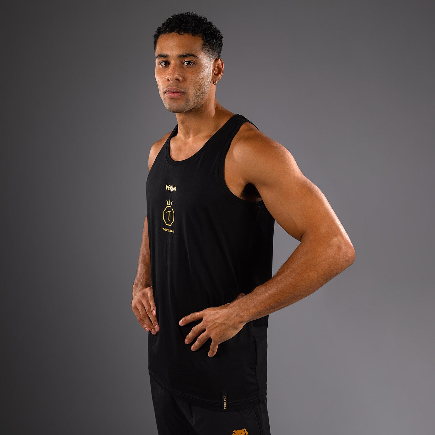 Venum x Topuria Unmatched Edition Camiseta Sin Mangas - Negro/Dorado