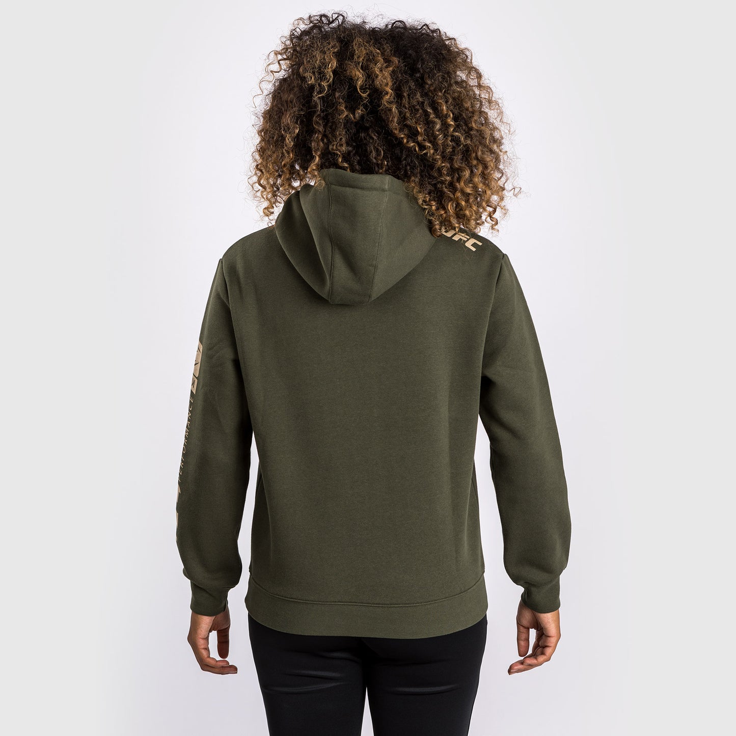UFC Adrenaline by Venum Fight Week Sudadera con Capucha para Mujer - Caqui