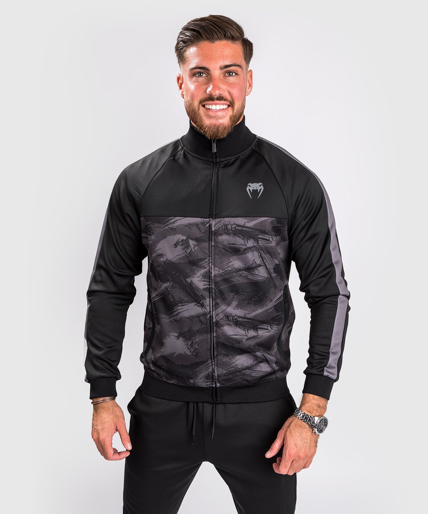 CHAQUETA VENUM CLUB EVO - NEGRO/CAMUFLAJE OSCURO