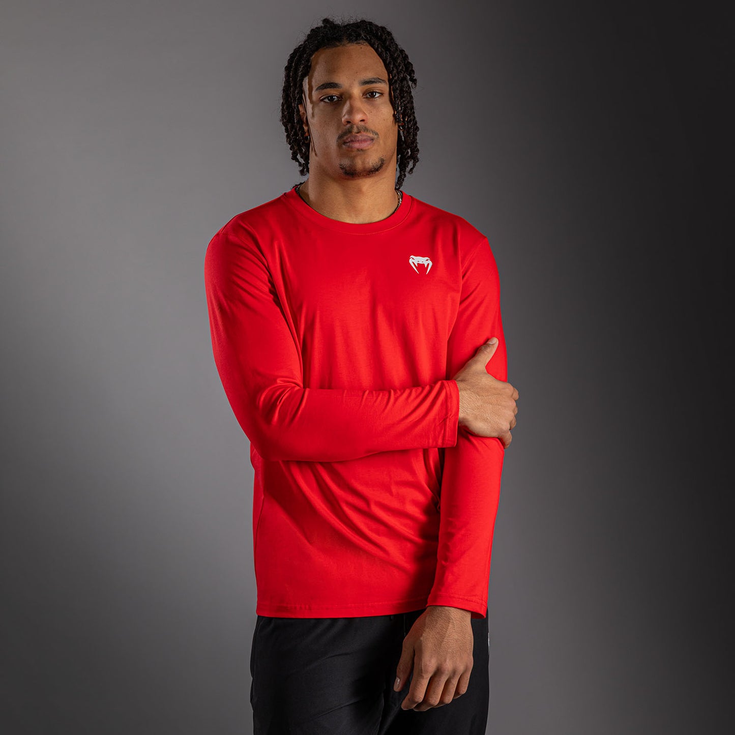 Venum Lineup Camiseta Manga Larga - Rojo/Blanco