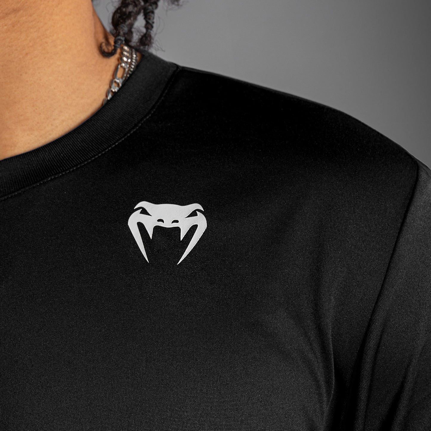 Venum Lineup Camiseta de Manga Corta - Negro/Blanco