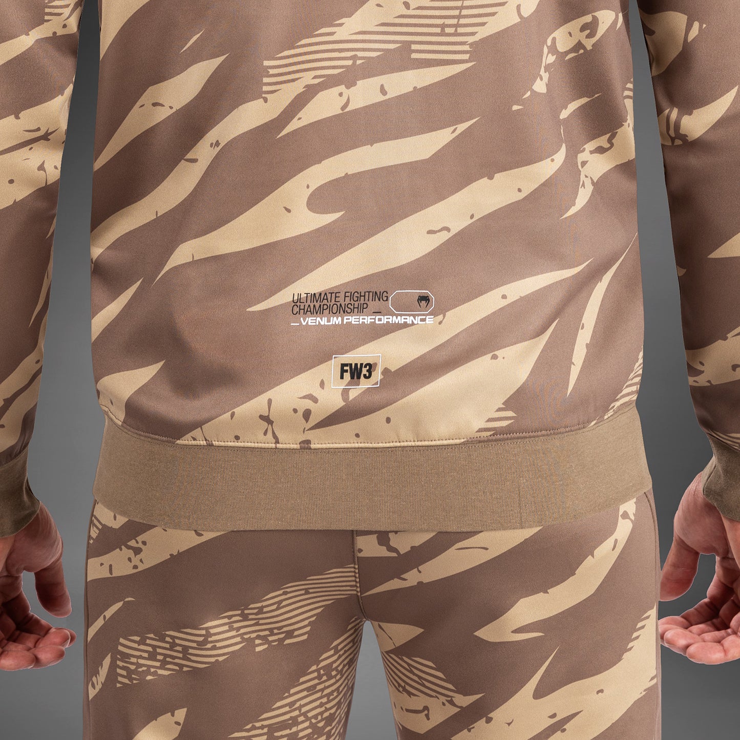 UFC Adrenaline By Venum Fight Week Sudadera Con Capucha para Hombre - Desert Camo