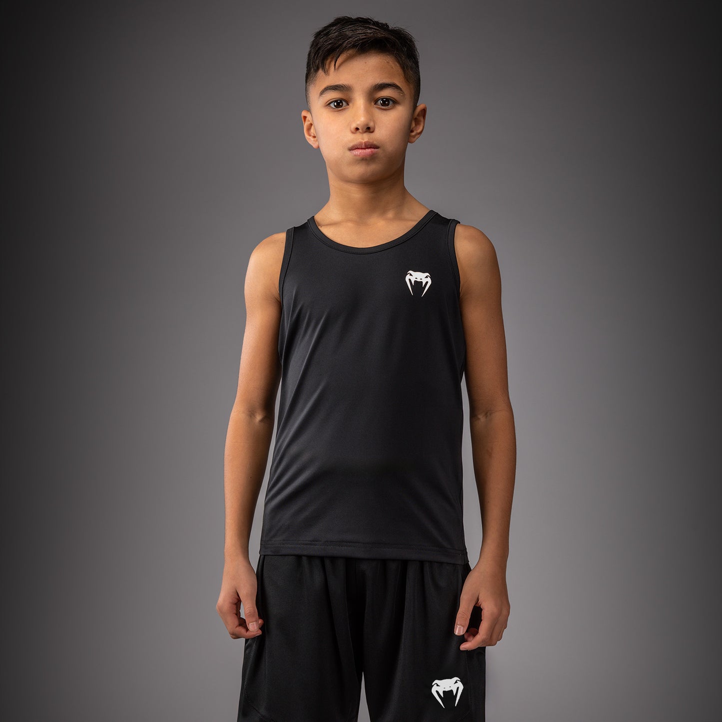 Venum Contender Camiseta de Tirantes Para Niños – Negro/Blanco