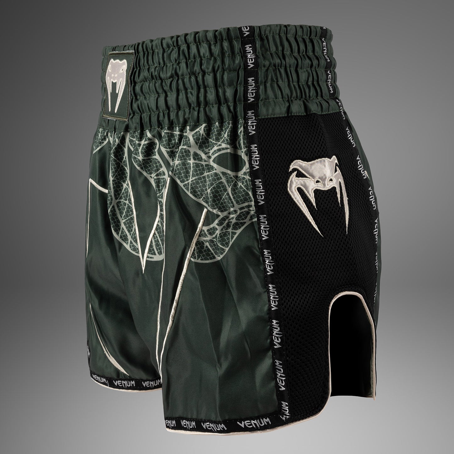 Venum Serpenti Pantalones Cortos de Muay Thai – Caqui/Bronce/Marfil