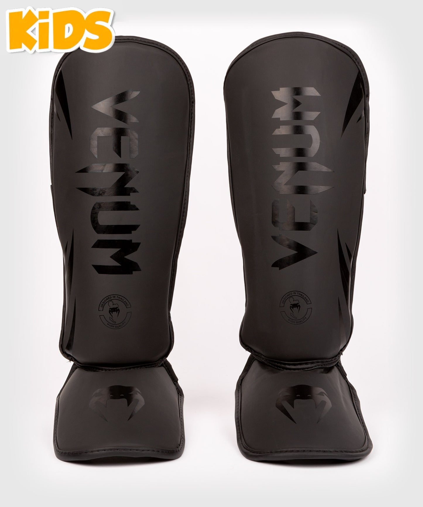 Espinilleras Venum Challenger - PARA NIÑOS - Negro/Negro