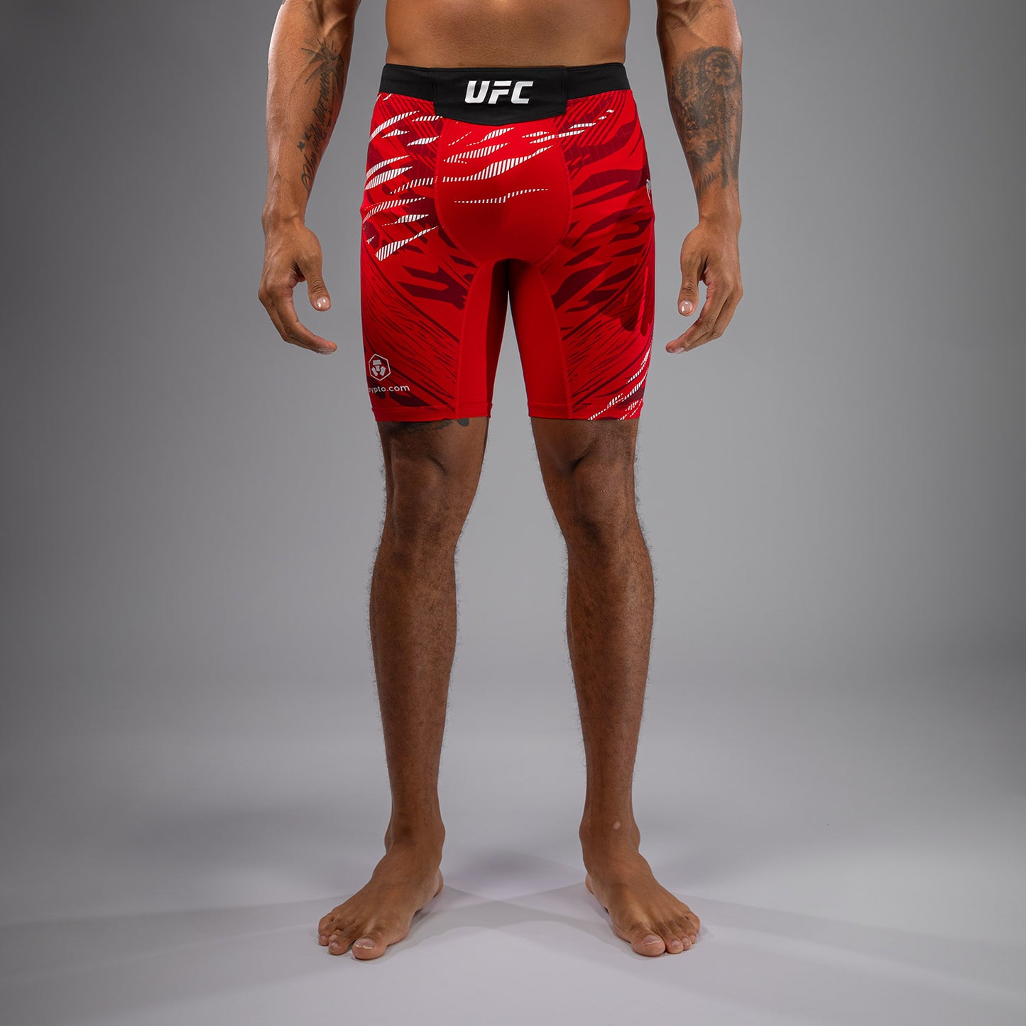 UFC Fusion by Venum Personalizados Authentic Fight Night Vale Tudo Shorts para Hombre - Rojo