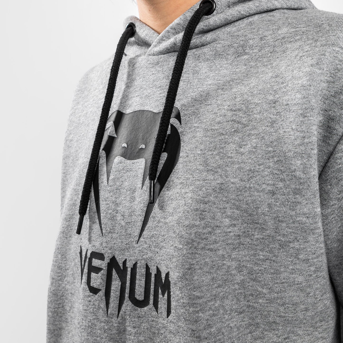 Sudadera con capucha Venum Classic - Para Niños - Gris Jaspeado Claro