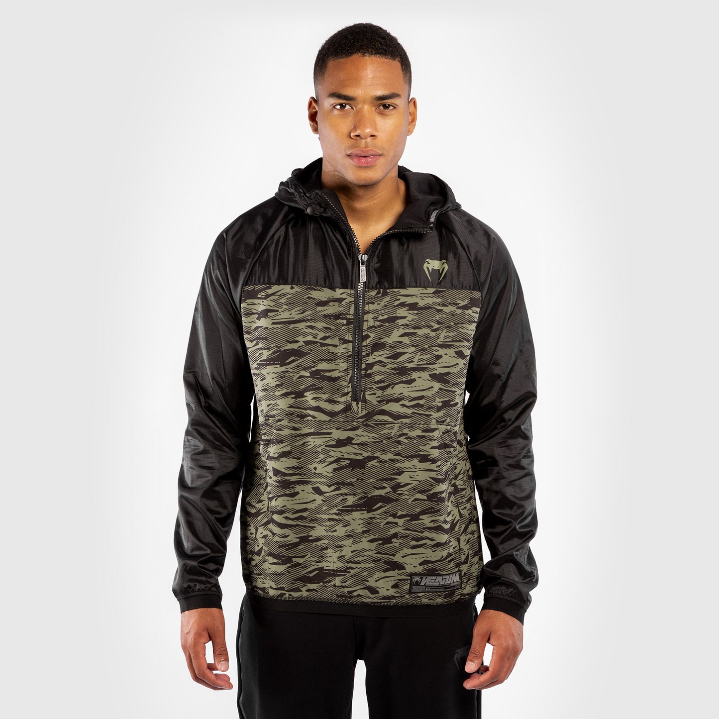 Sudadera con capucha Venum Laser XT - Negro/Bosque Camo